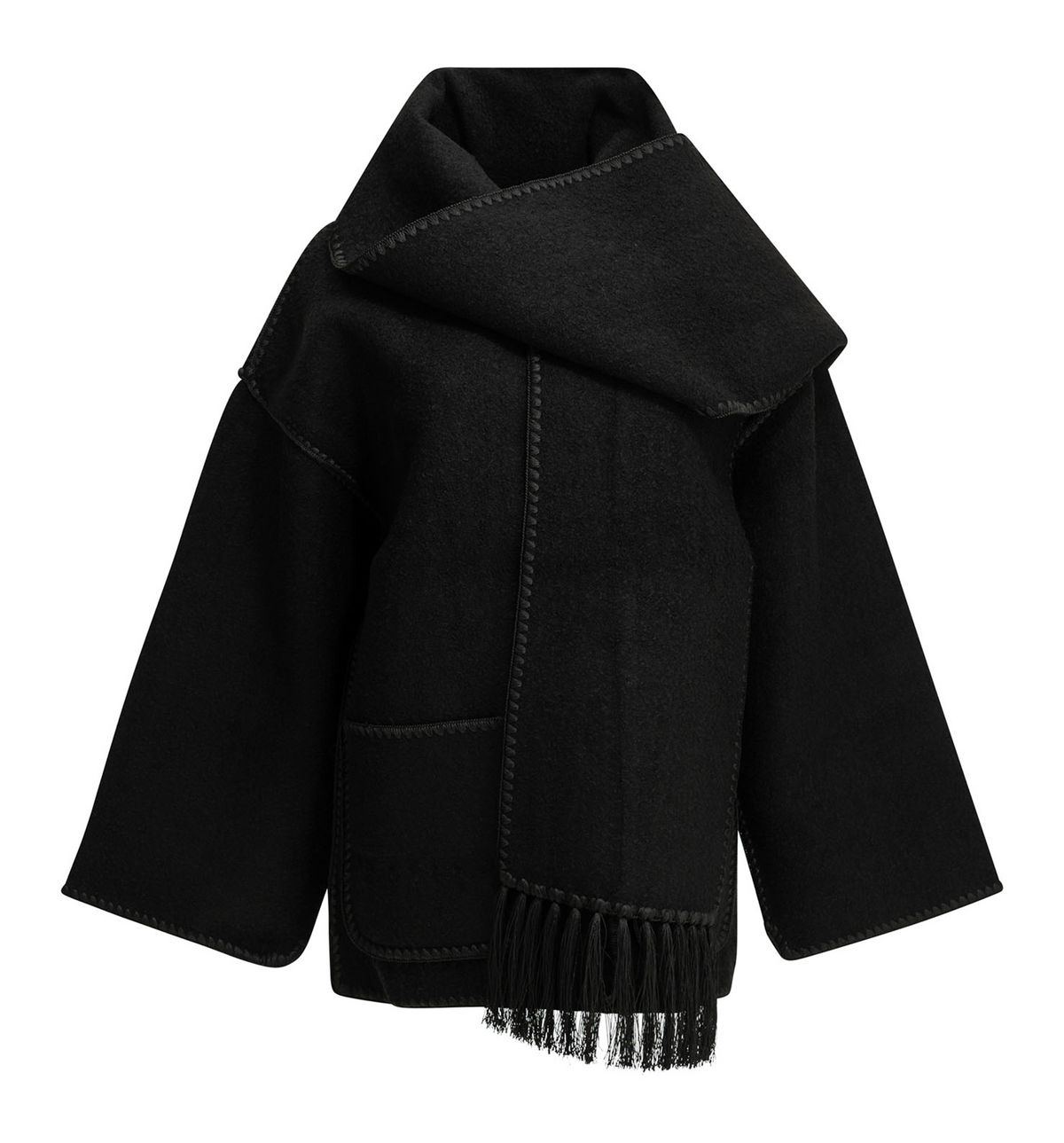 Short wool coat