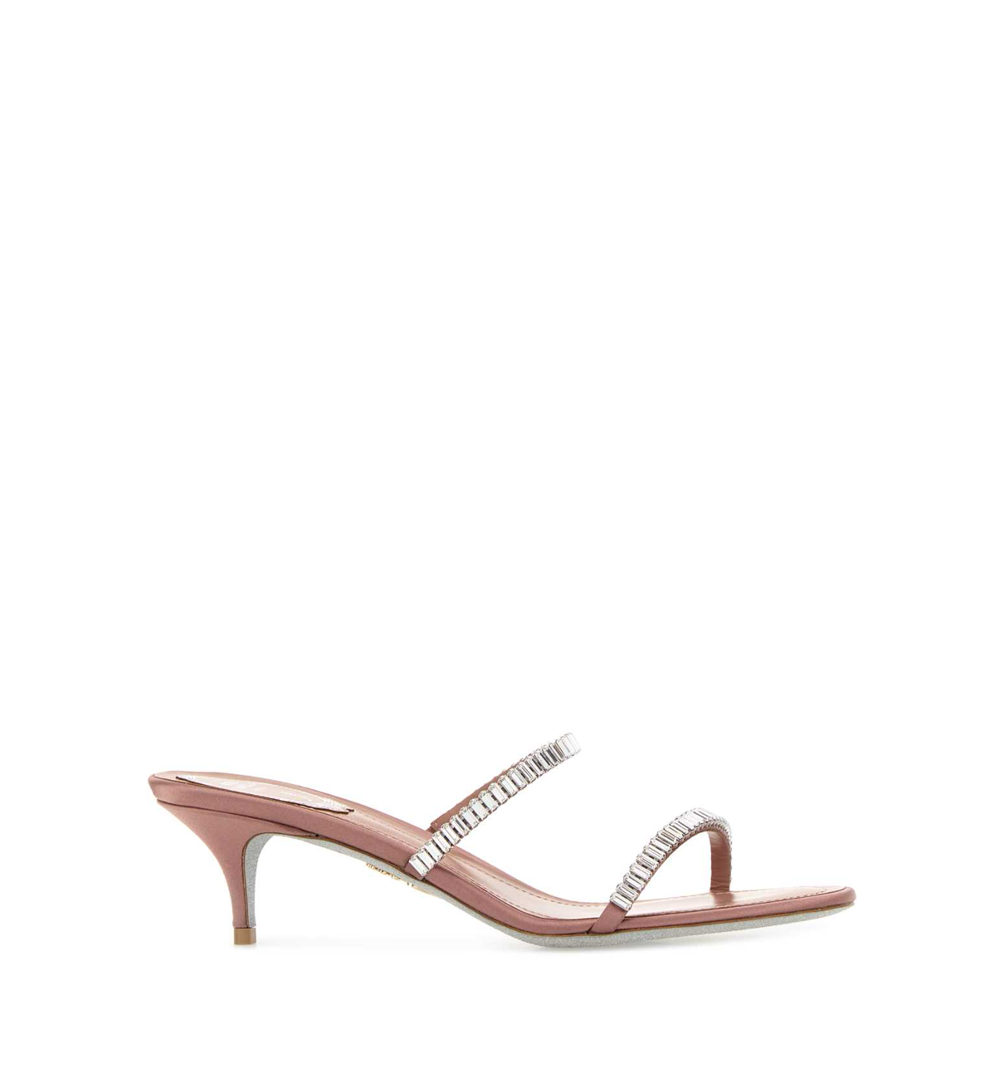 Rene Caovilla Spark Crystal-Strap Heeled Sandals