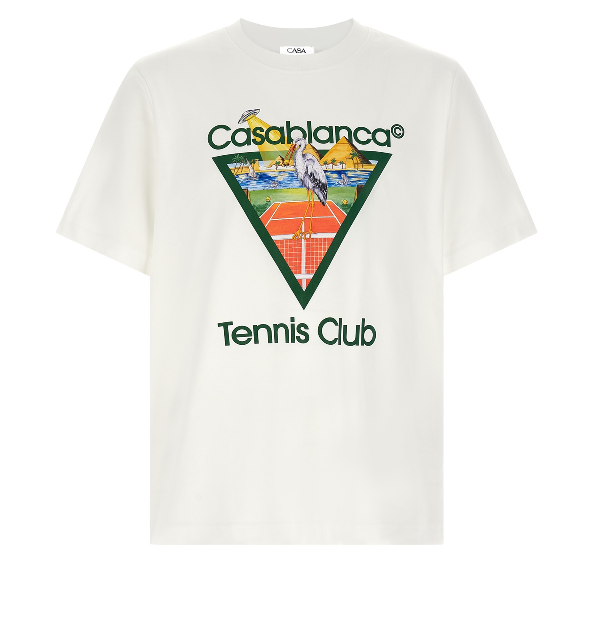 'Tennis Club' front print T-shirt