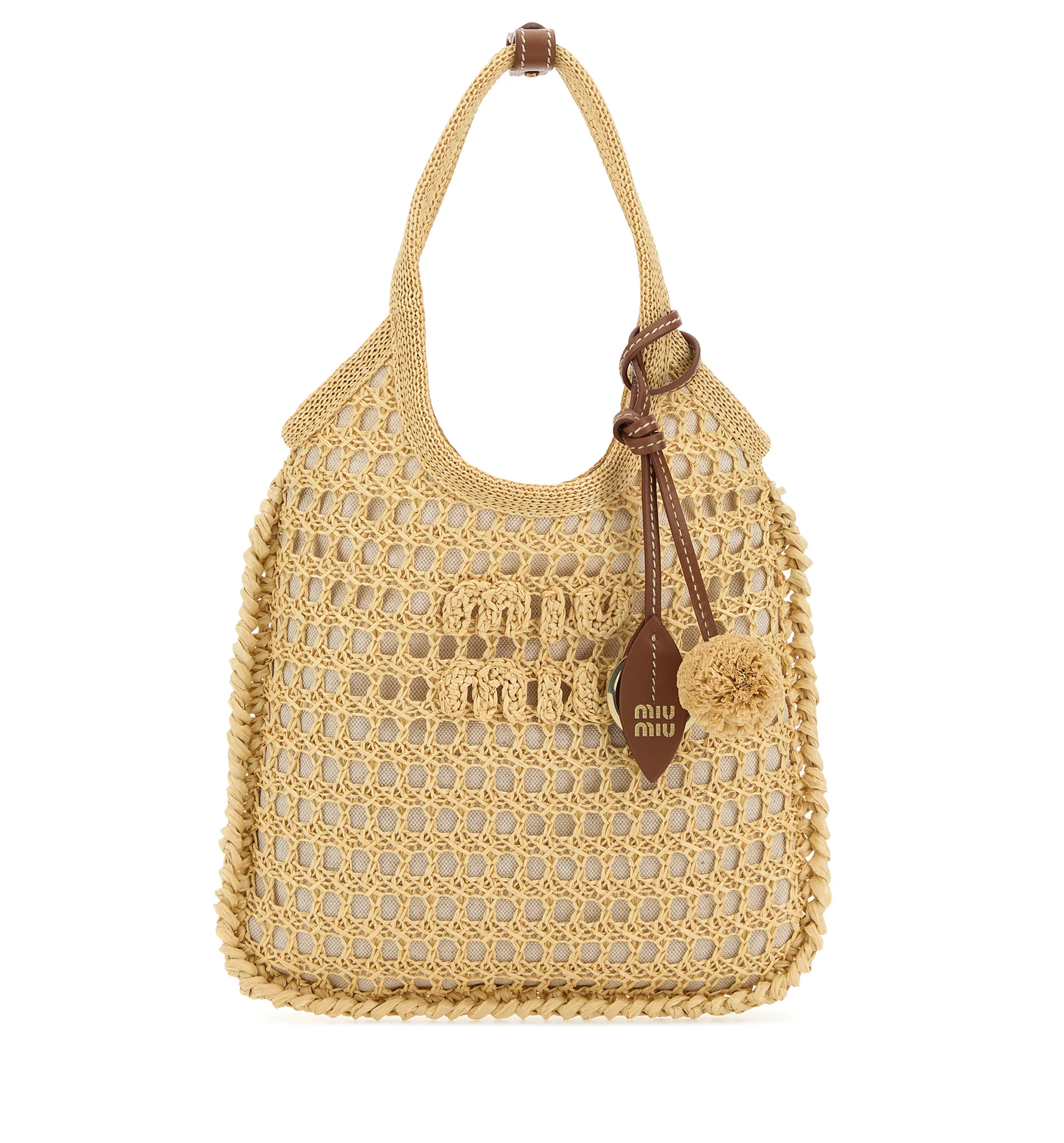 Biege crochet Ivy handbag