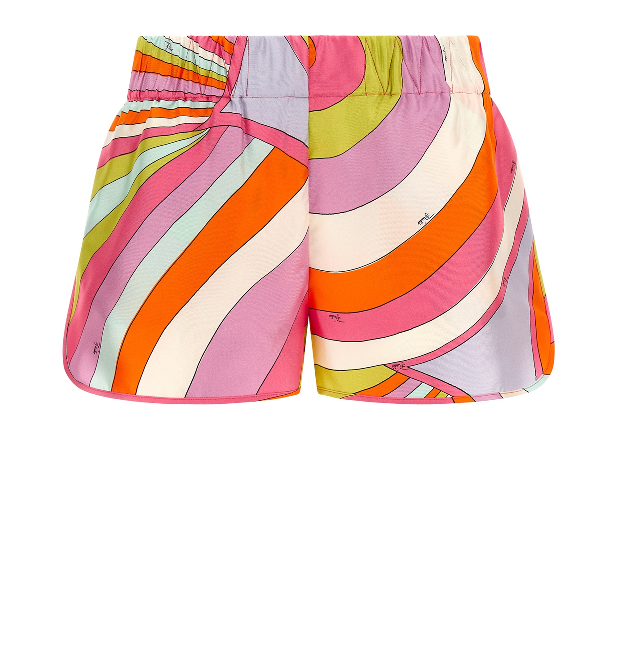 'Marmo' print shorts