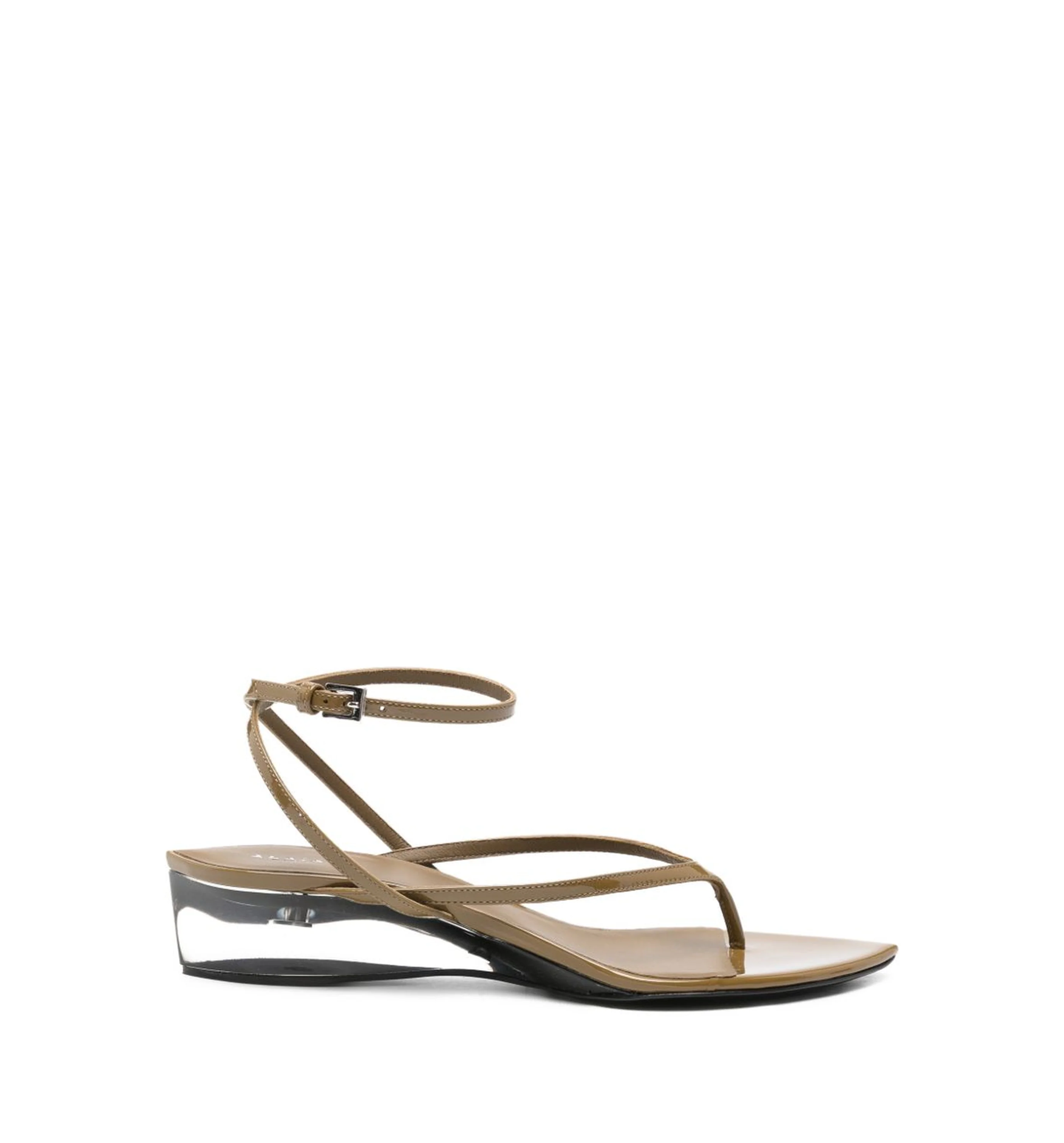 Invisible Thong In Patent Calfskin