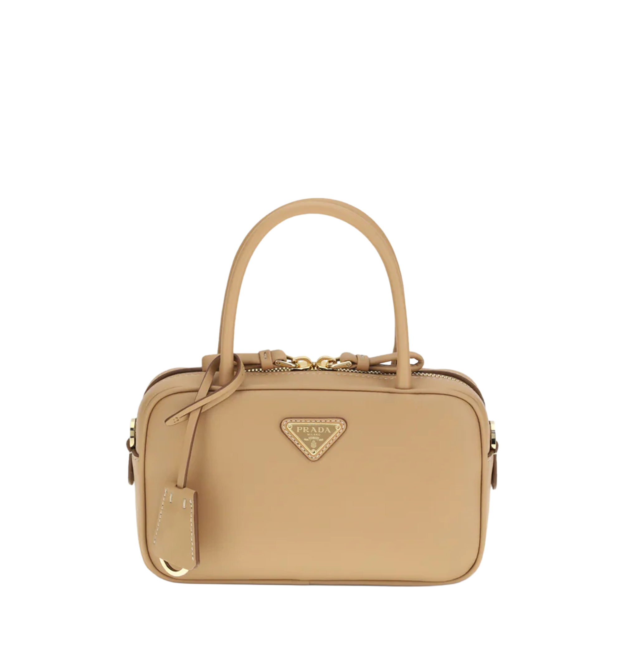 Triangle-Logo Satchel Bag