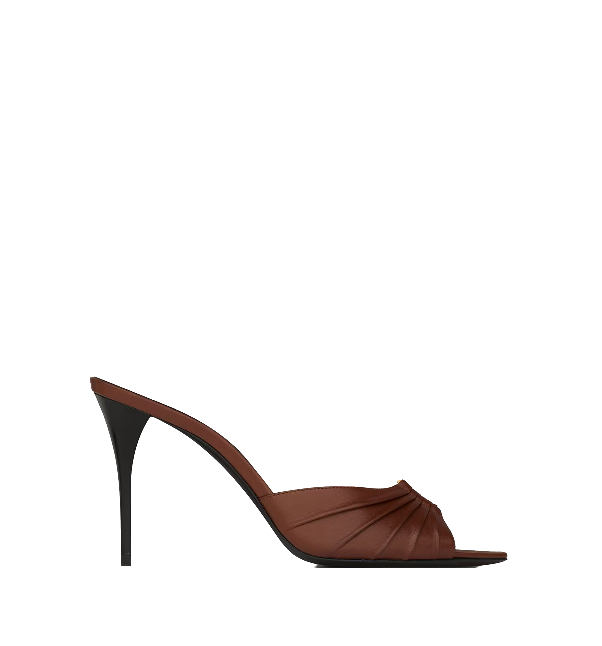 Babylone mules in smooth leather