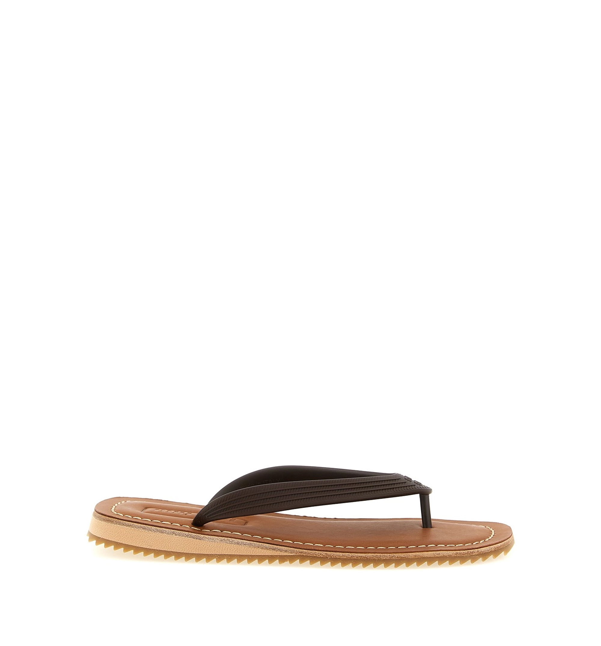Rubber and leather slides