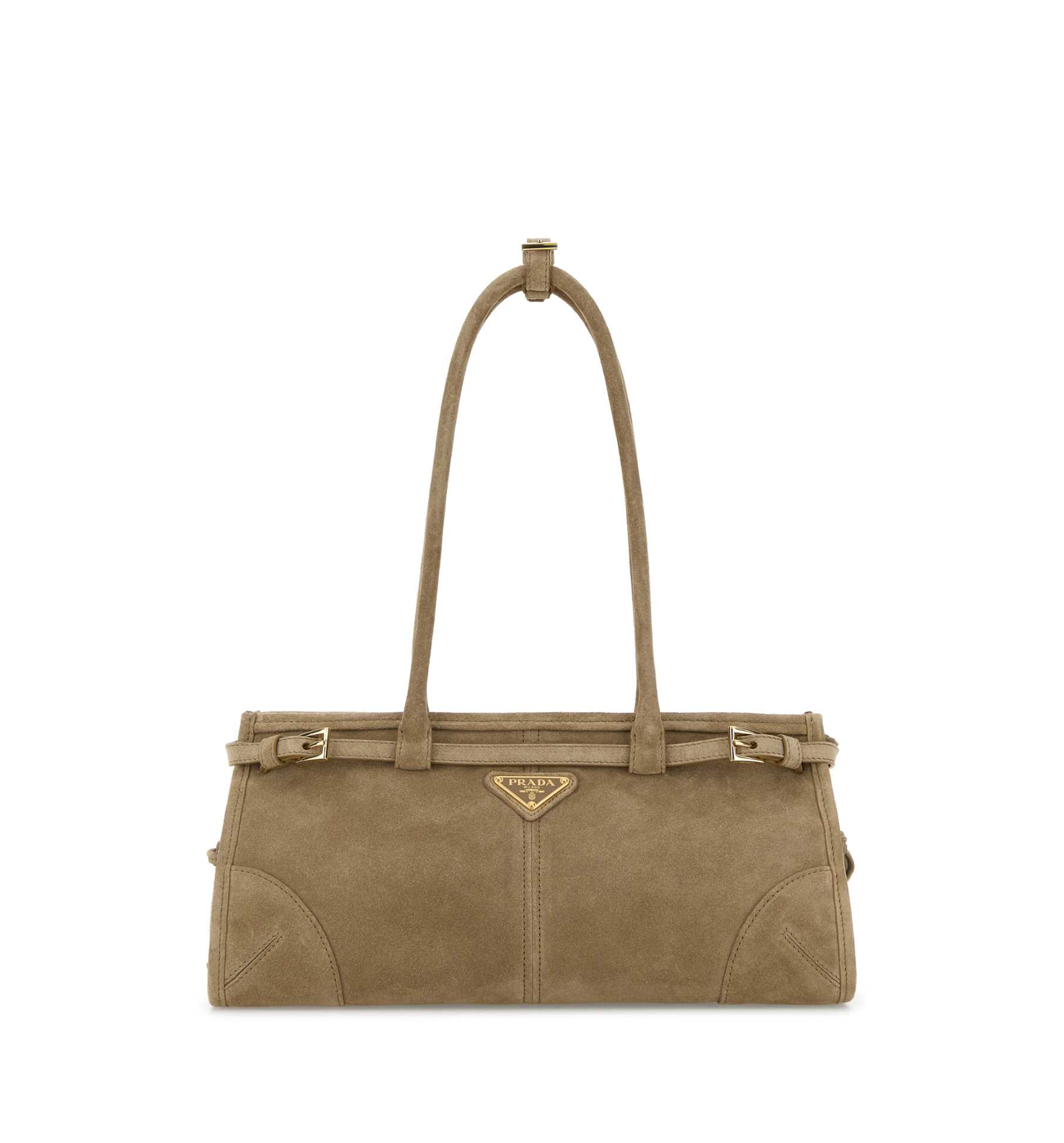 Suede shoulder bag