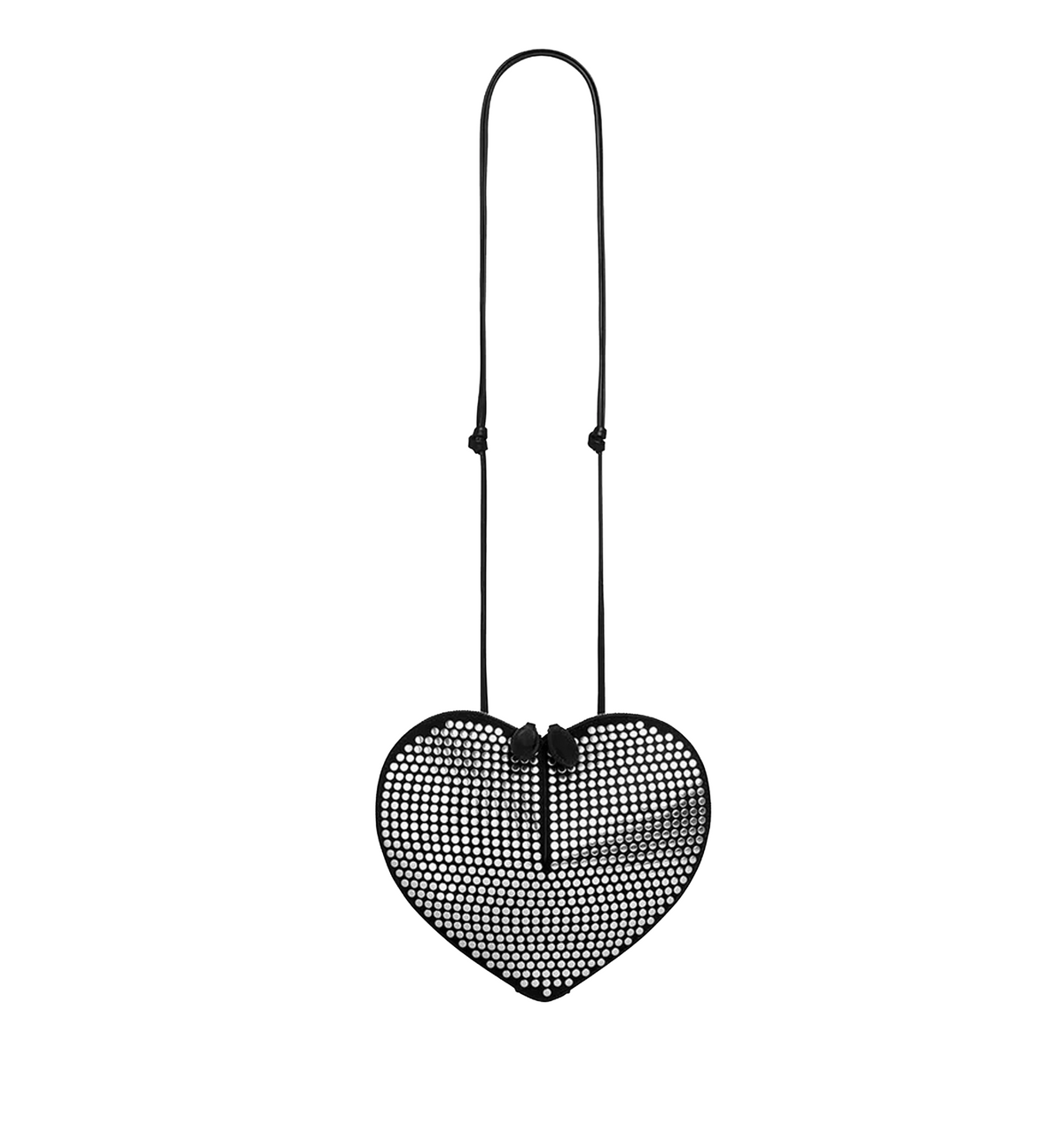 Le Coeur suede shoulder bag