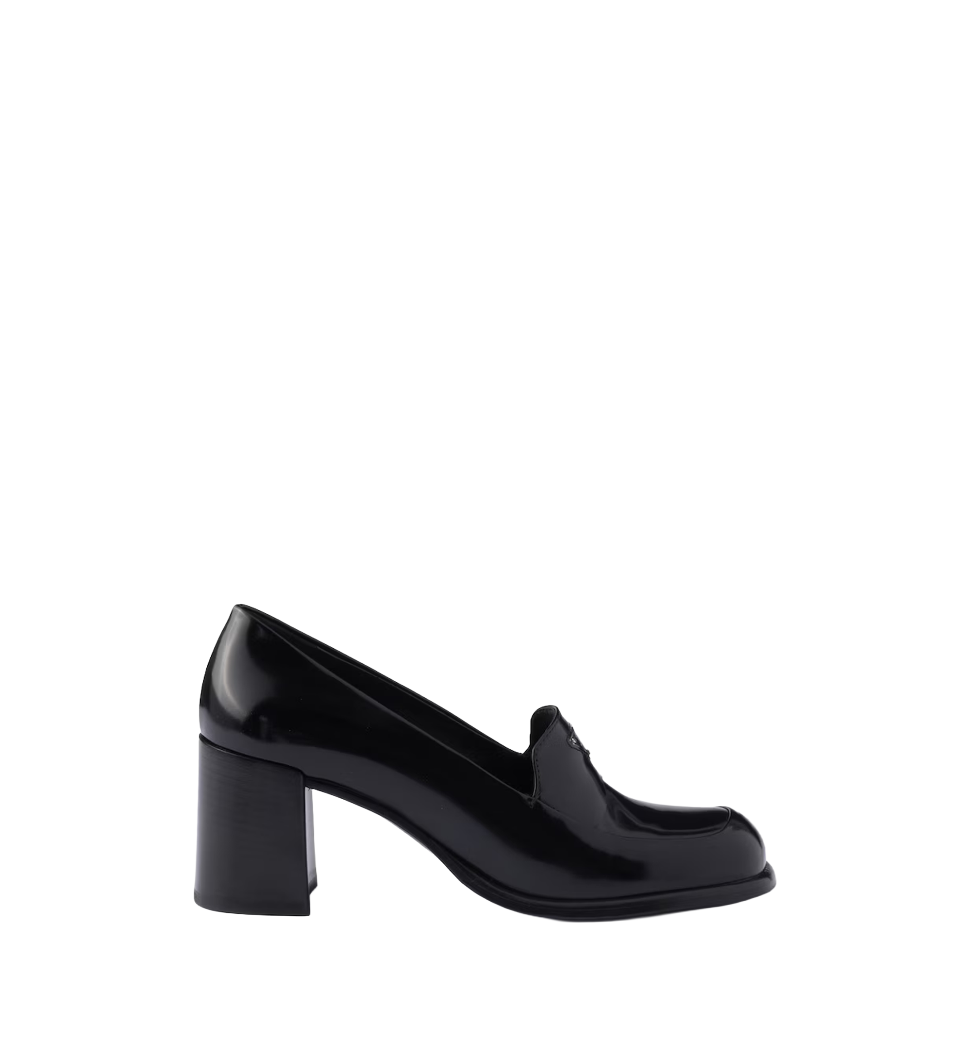 Brushed leather loafers