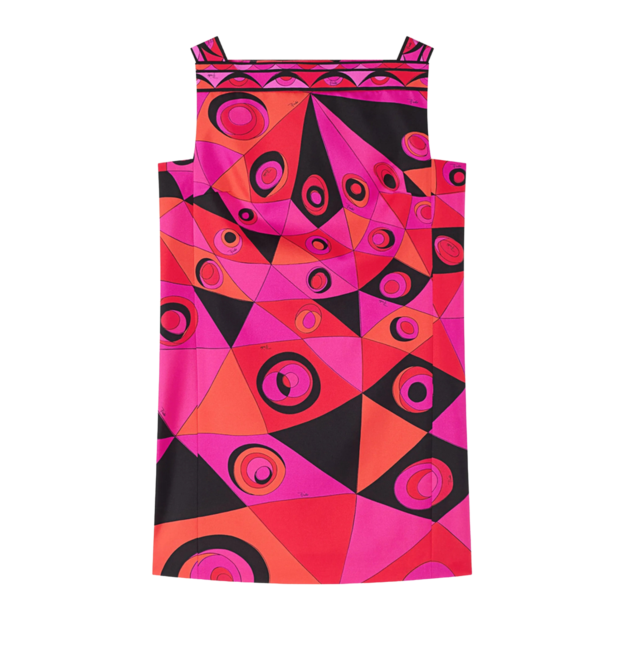 Occhi Print Silk Dress