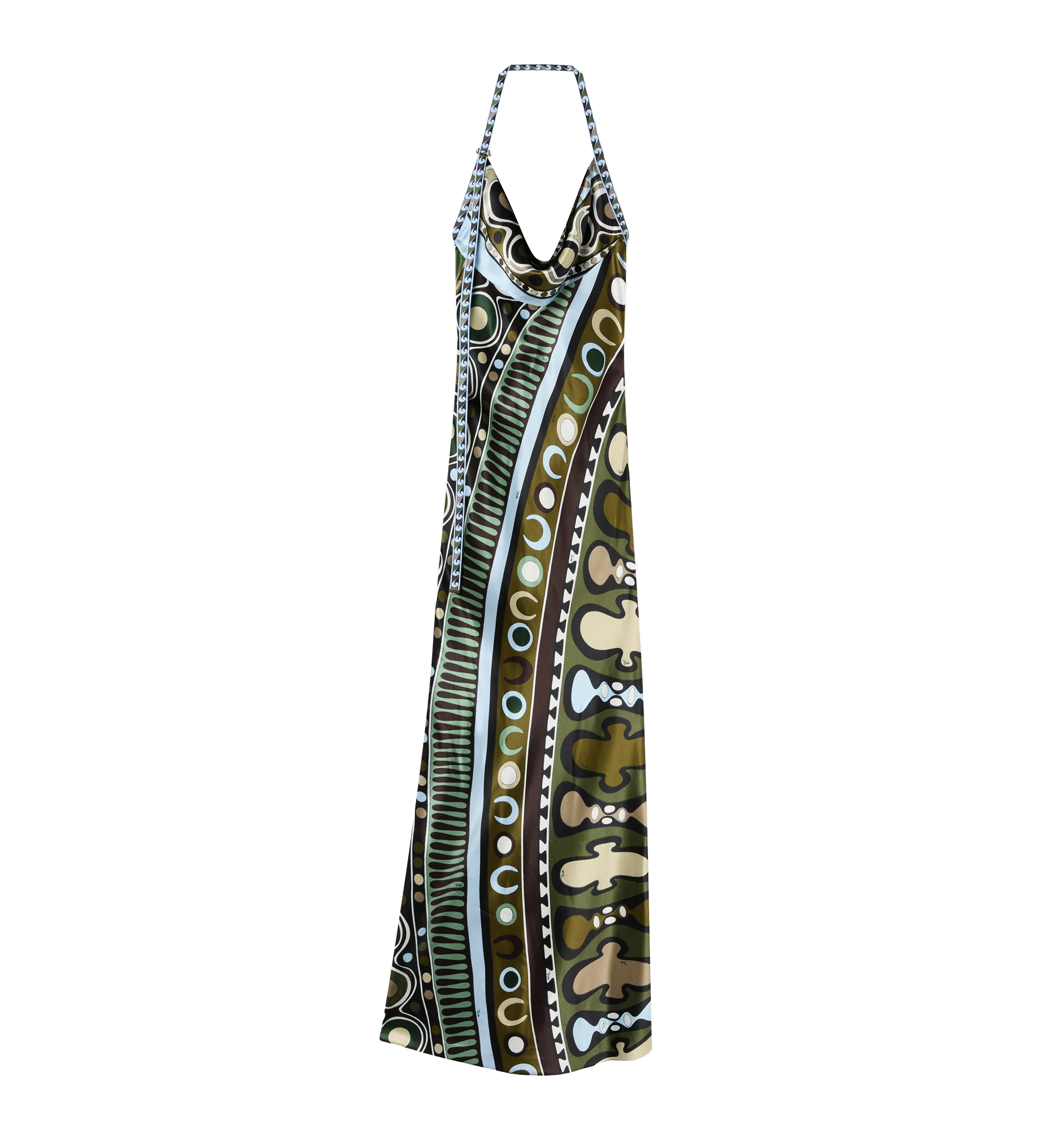 Soleil Print Satin Dress