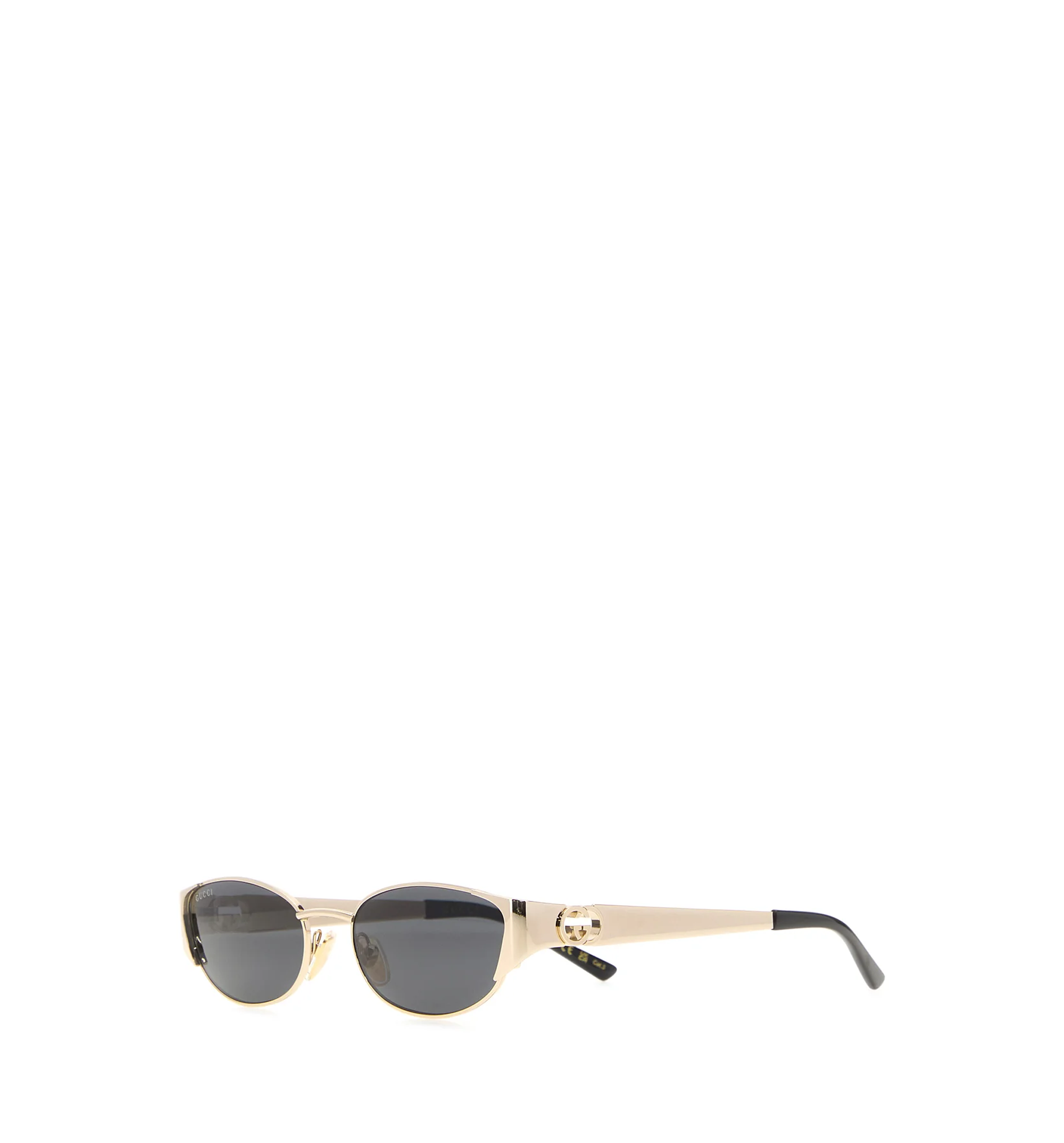 Gold metal sunglasses