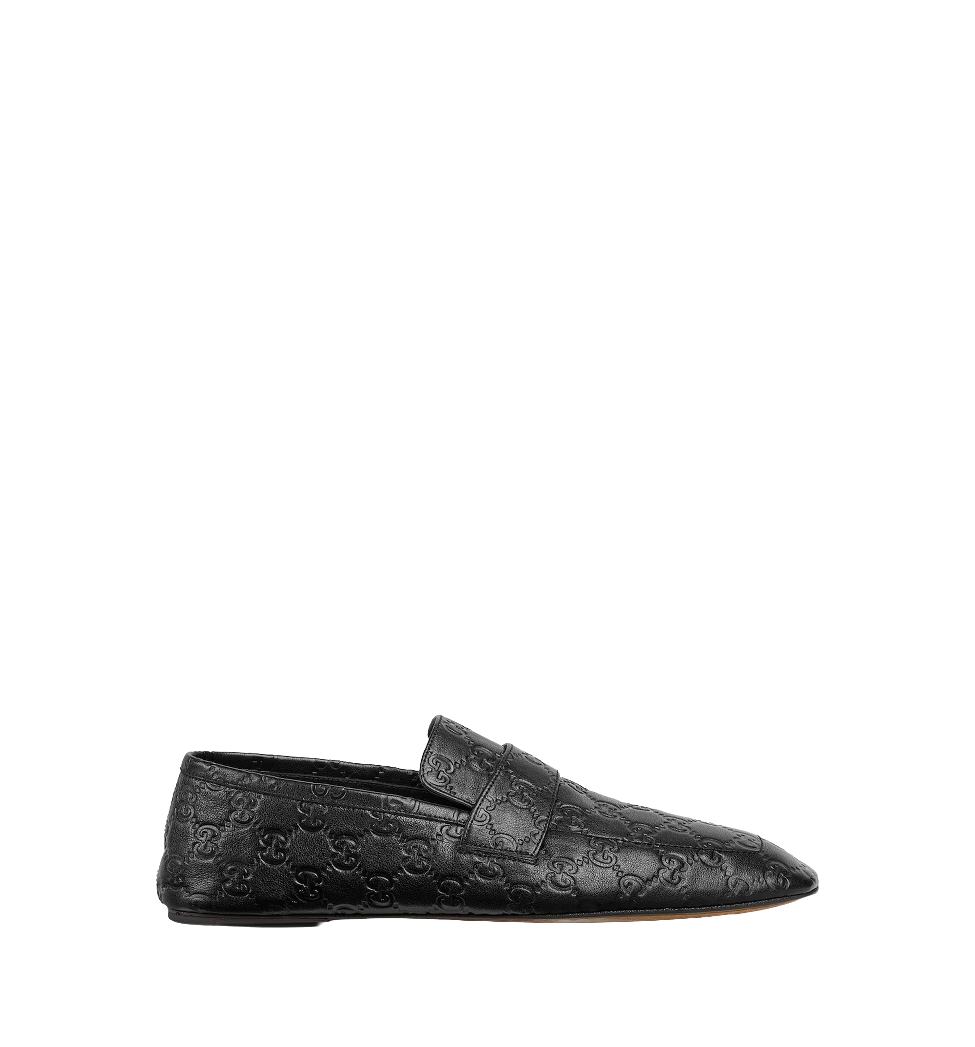 Men's loafer with embossed GG