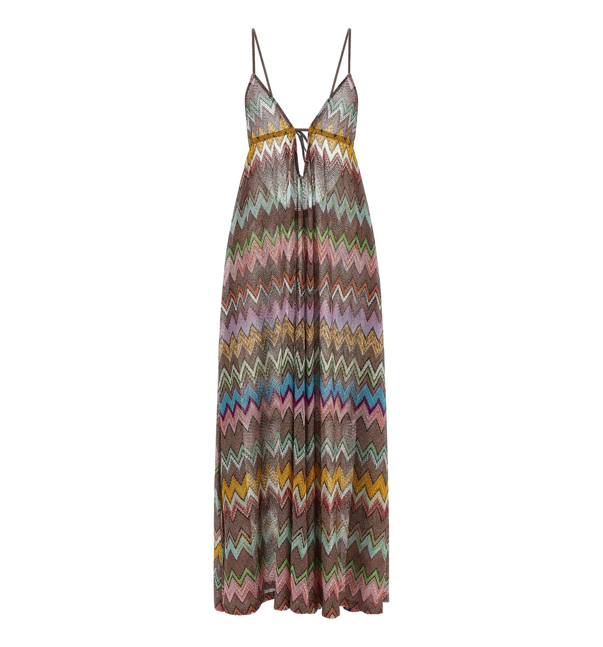 Lamé viscose dress
