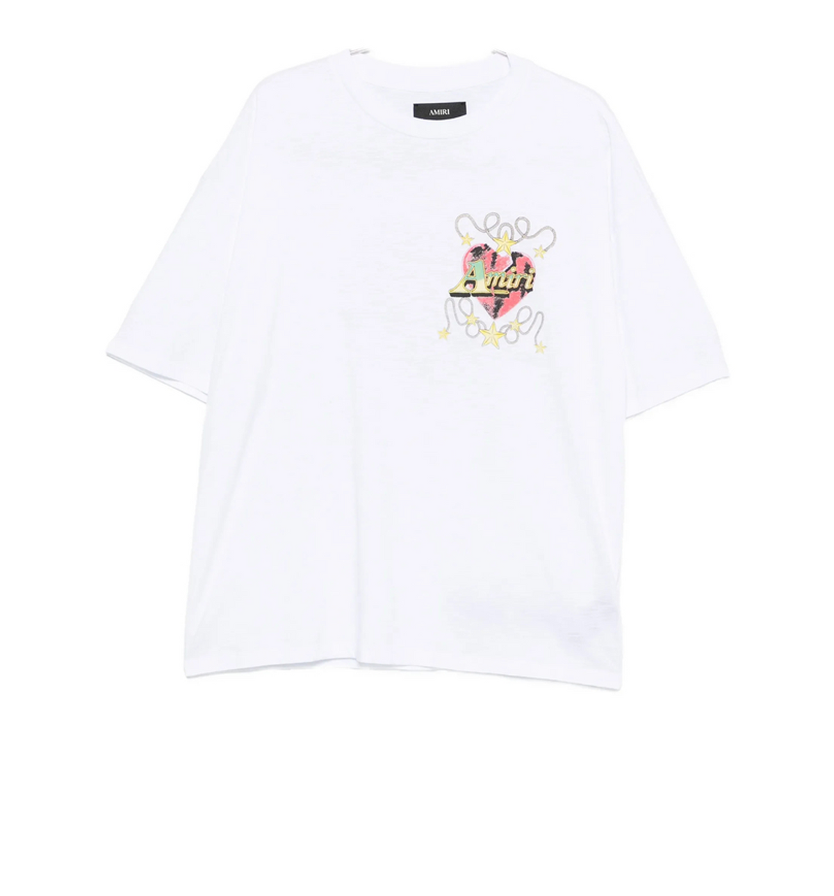 Logo-embroidered T-shirt