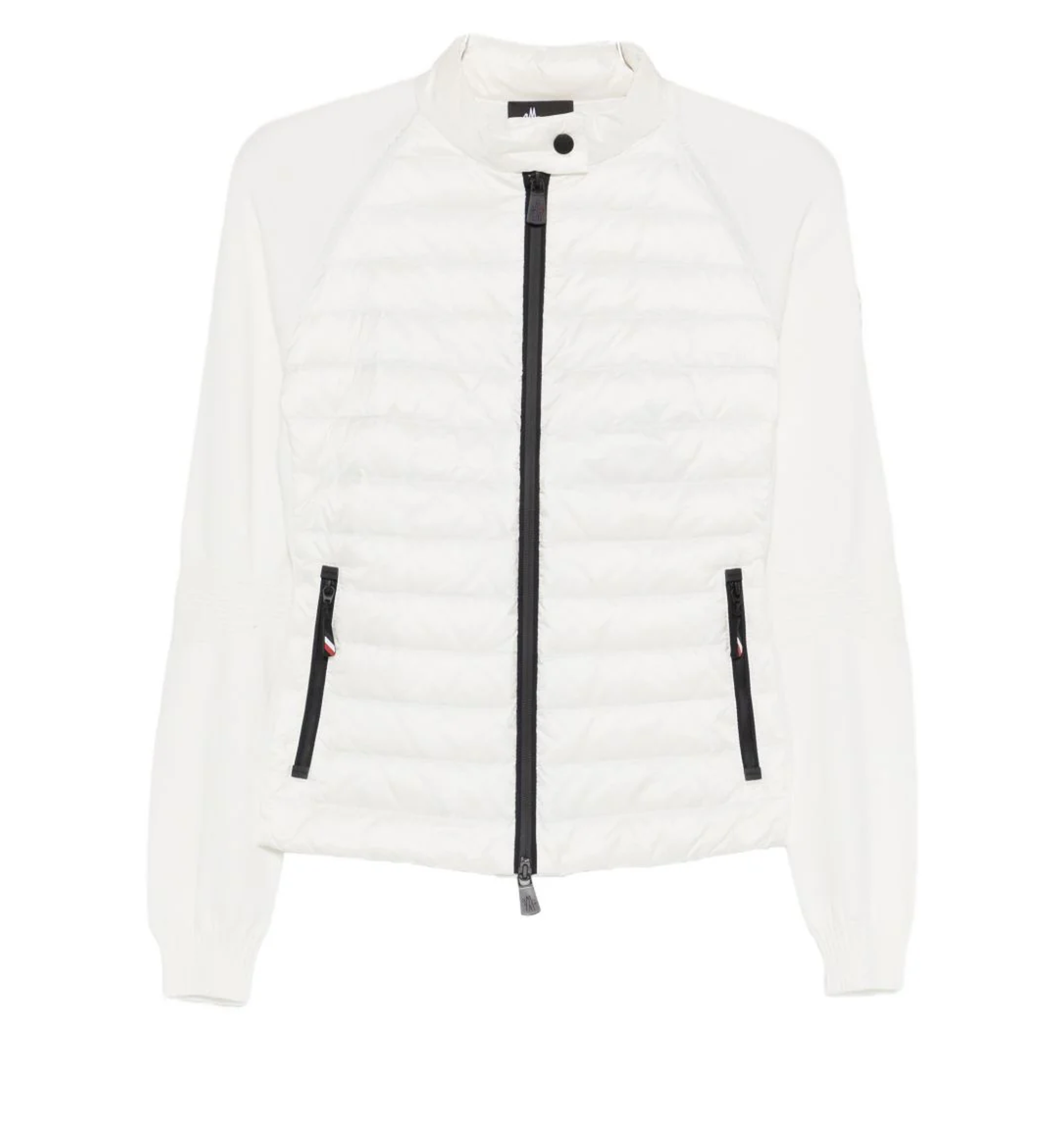 Padded Zip-Up Cardigan