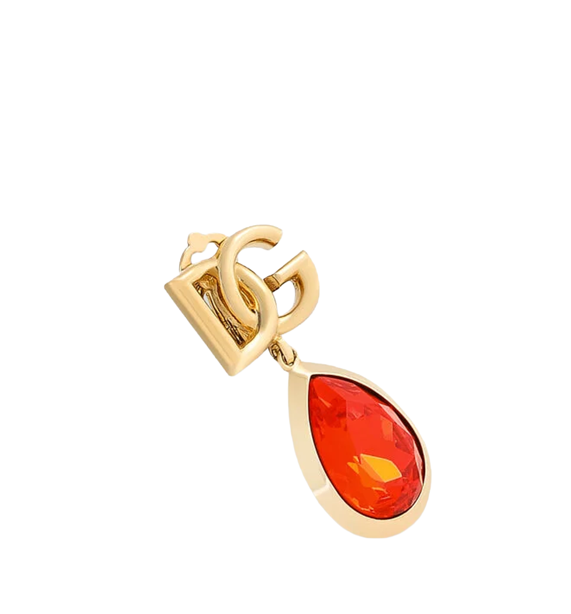 Clip earrings with logo