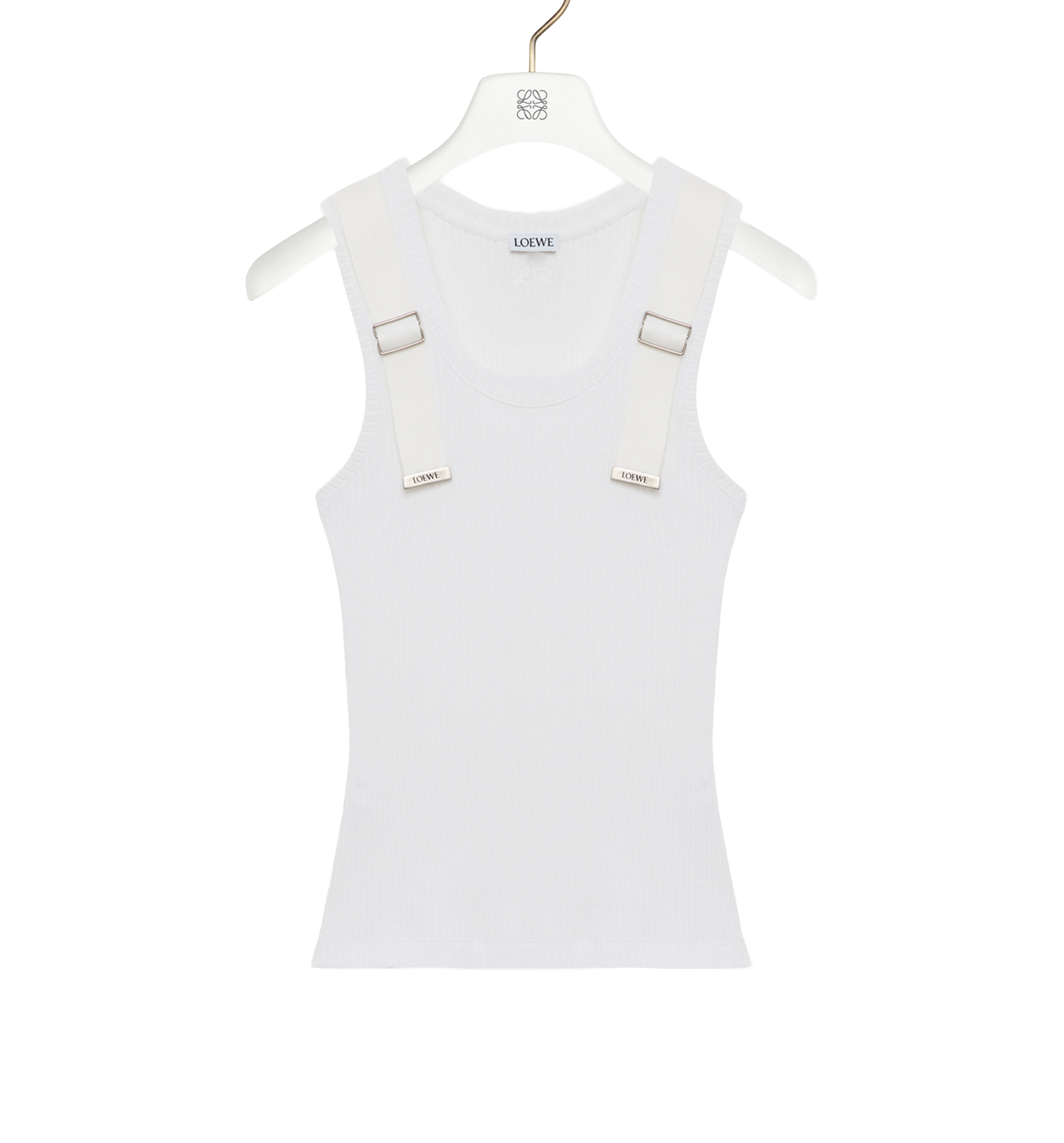 Tank top in stretch cotton