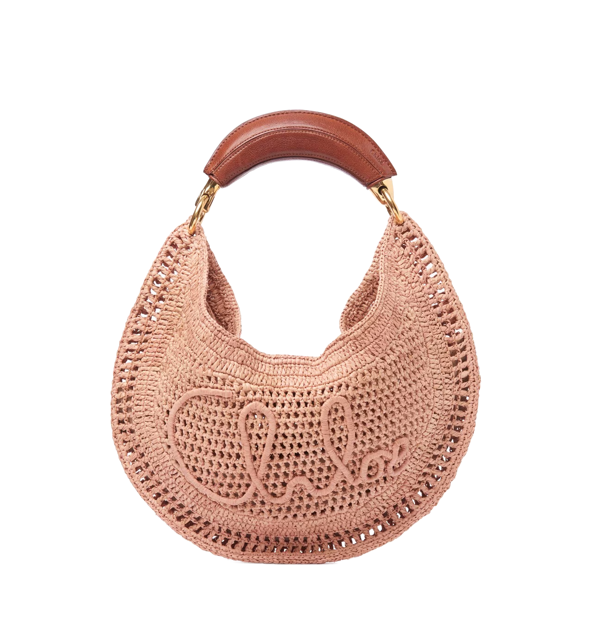 Summer Banana hobo bag in raffia