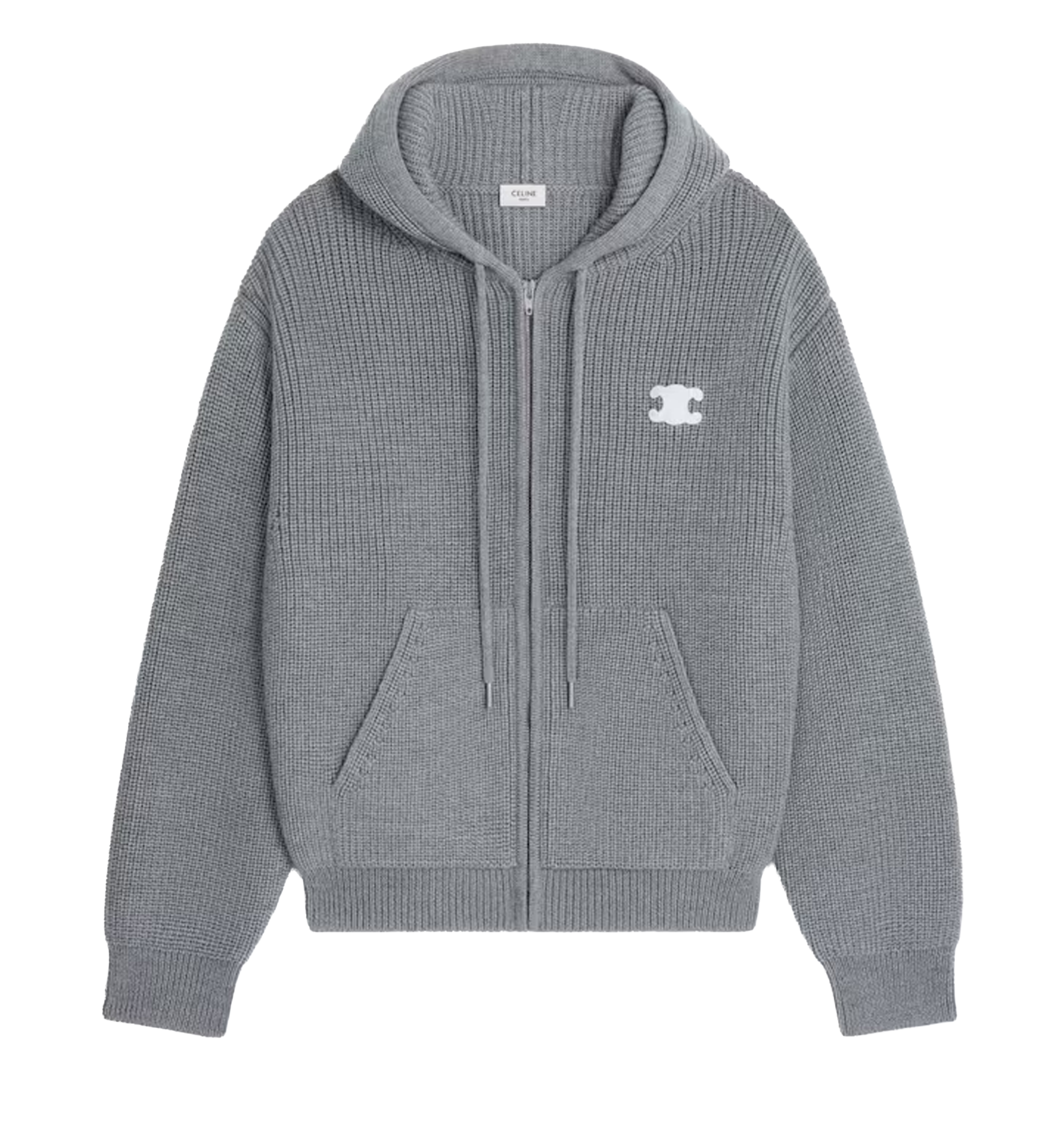 Hooded Cardigan in Wool