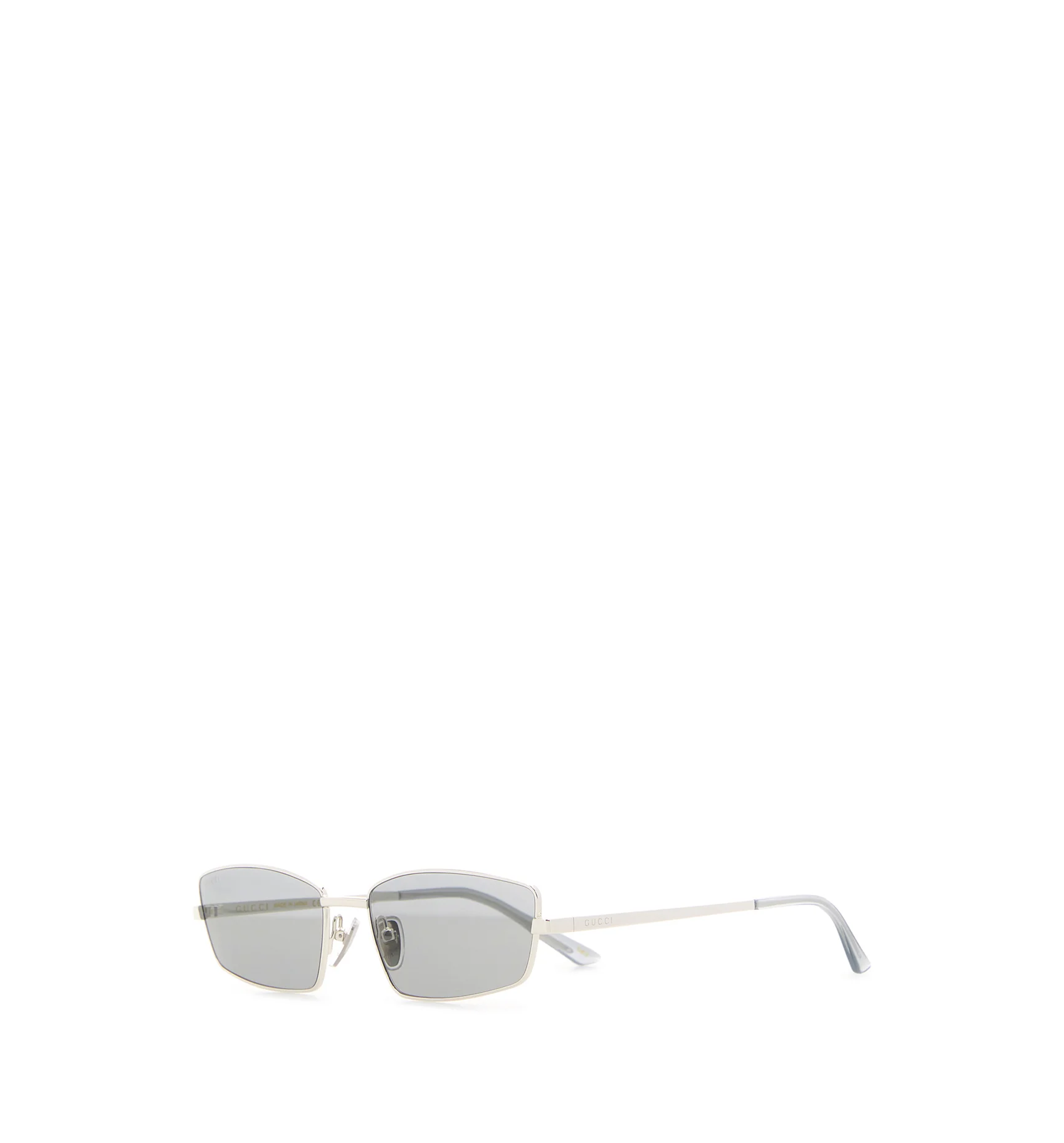Silver metal sunglasses