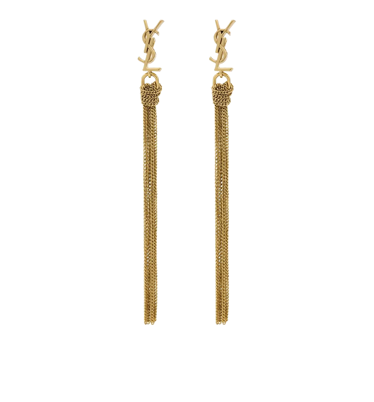 CASSANDRE tassel earrings in metal