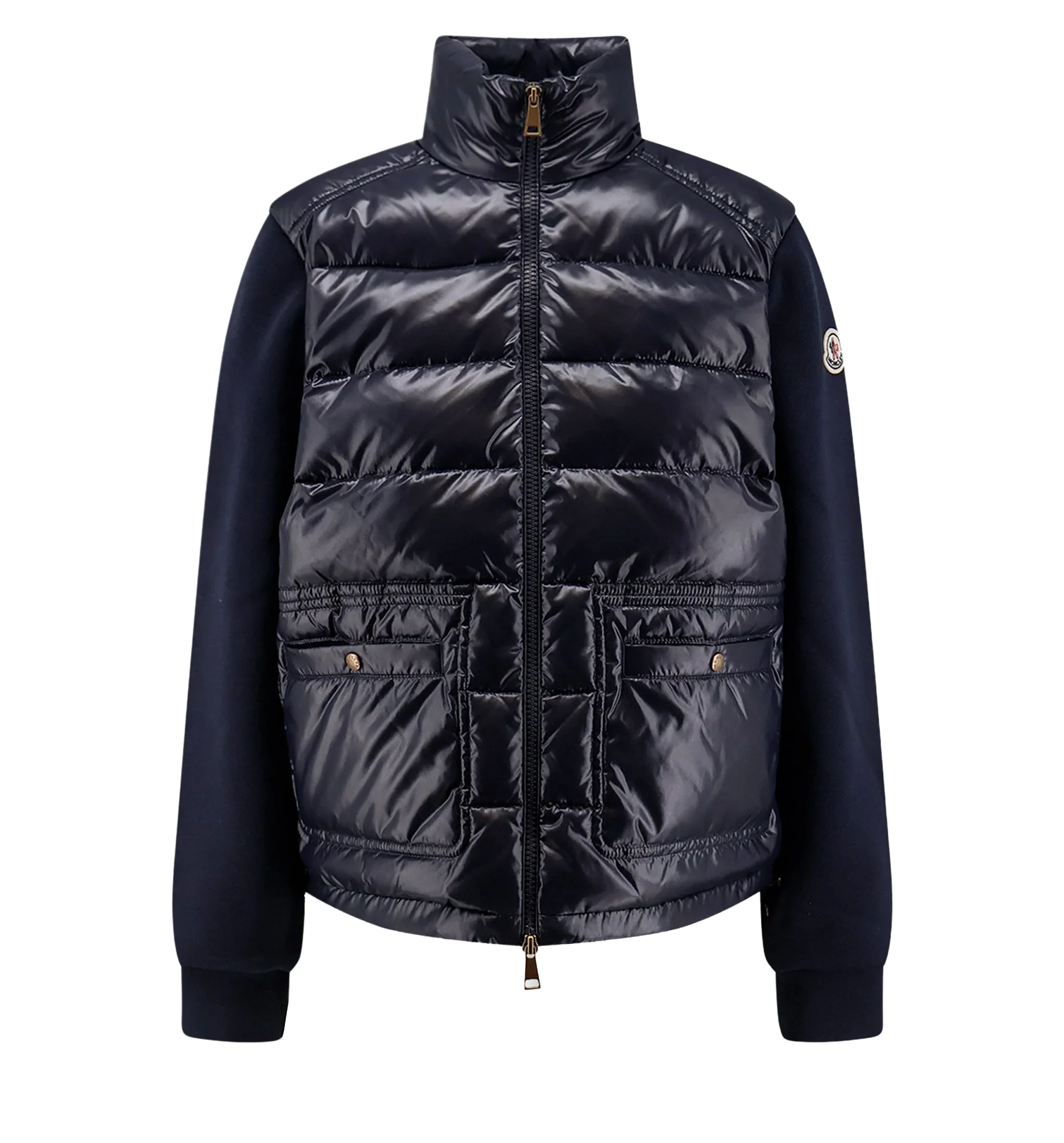 Padded jacket with fabric details