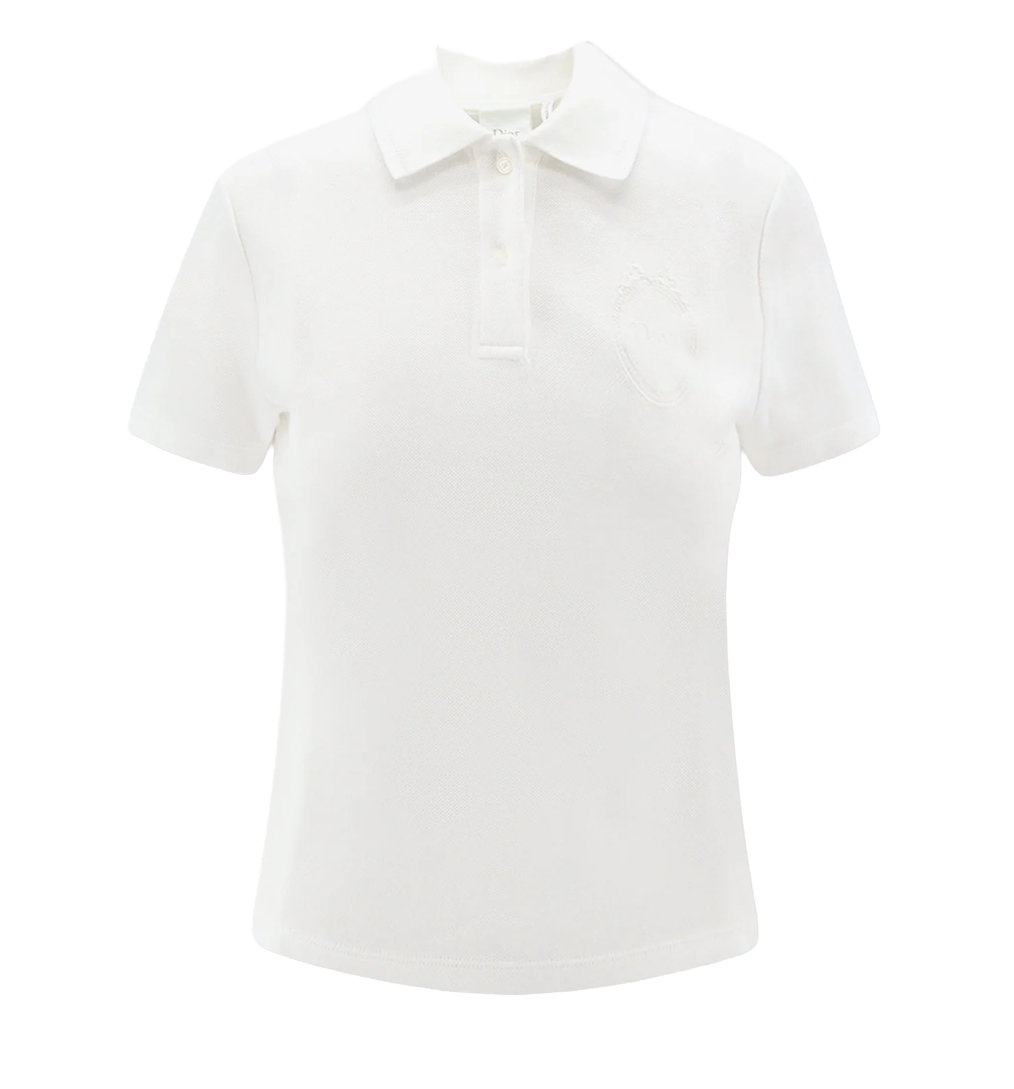 Cotton blend polo shirt with embroidered Dior Médaillon logo