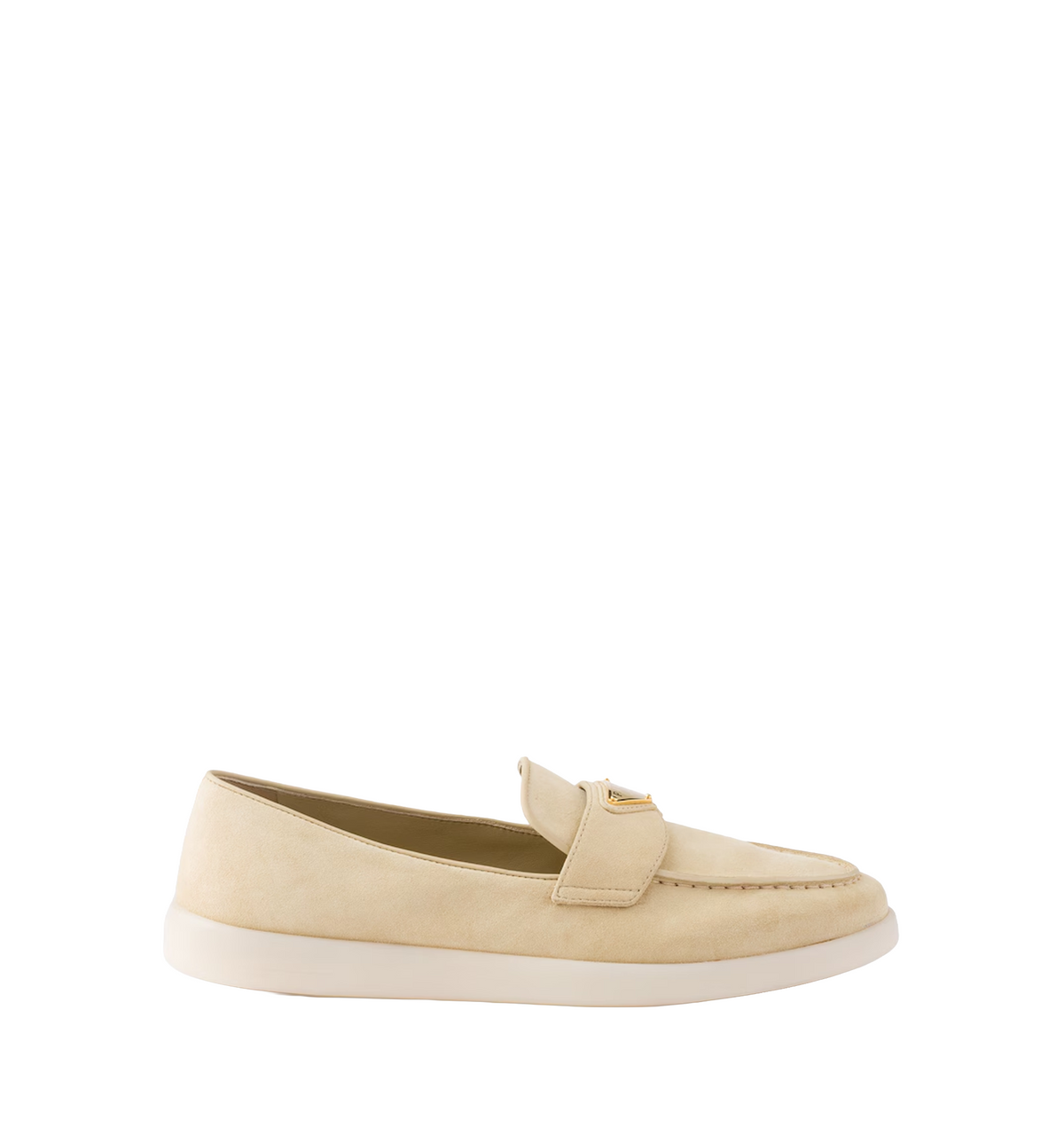 Suede leather loafers
