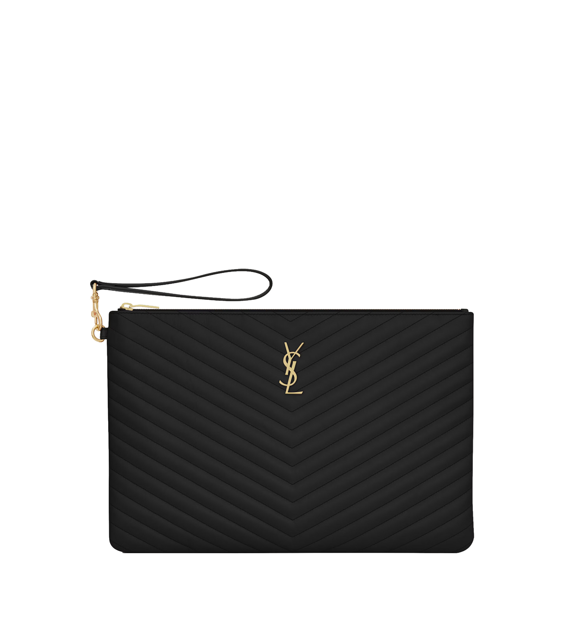 Cassandre Matelassé Document Holder in Leather