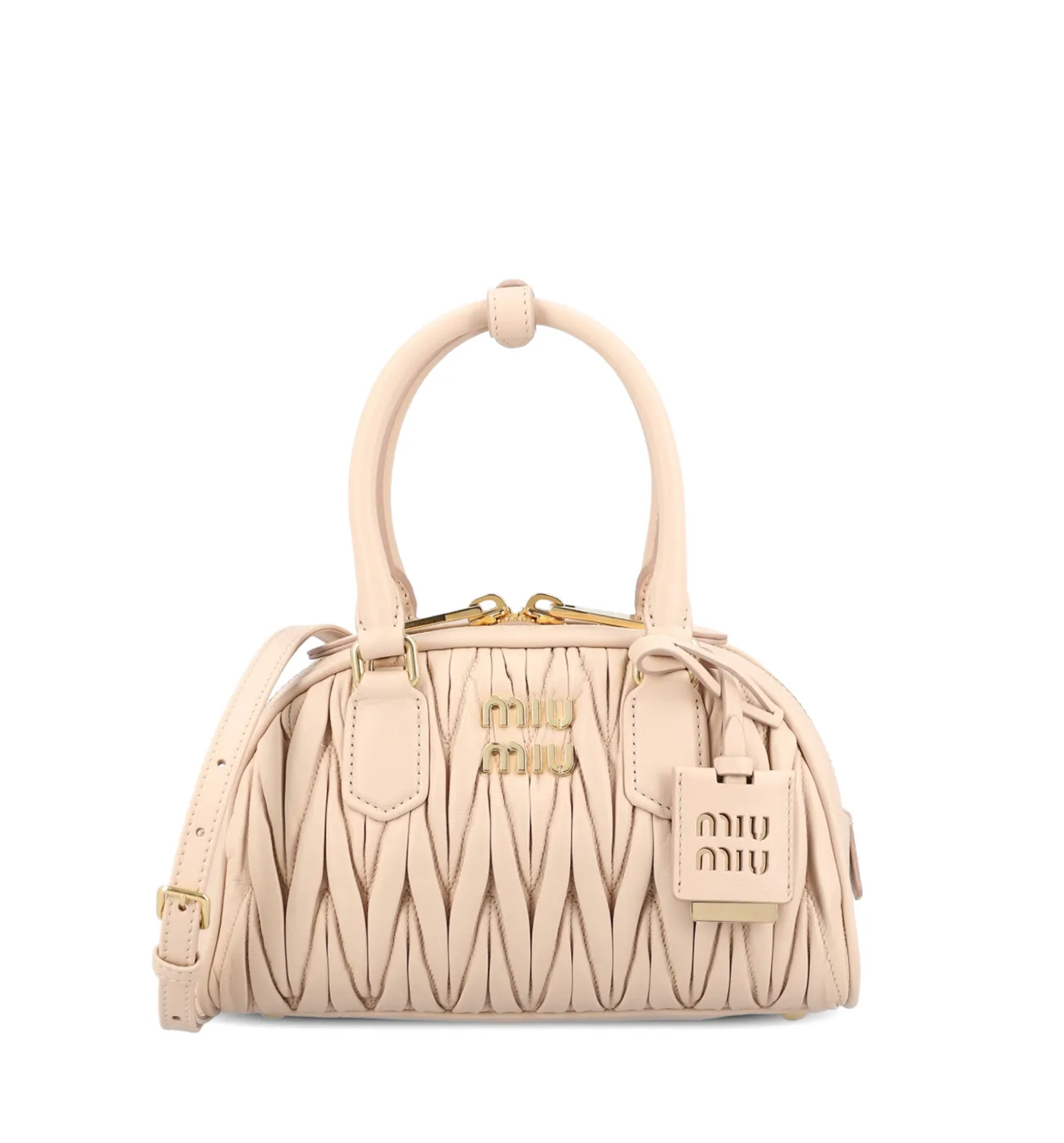 Arcadie matelassé nappa leather bag
