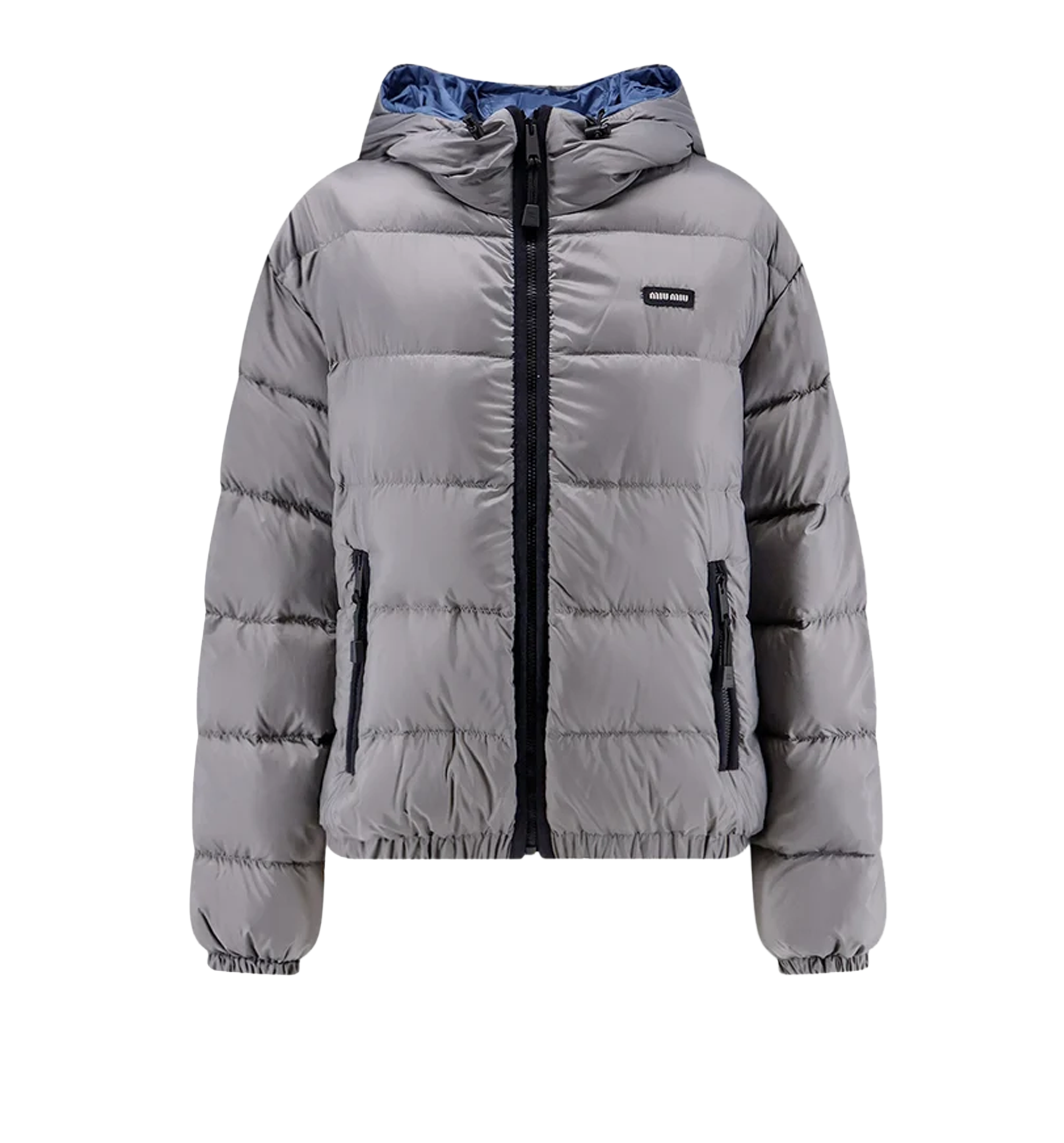 Recycled material down jacket