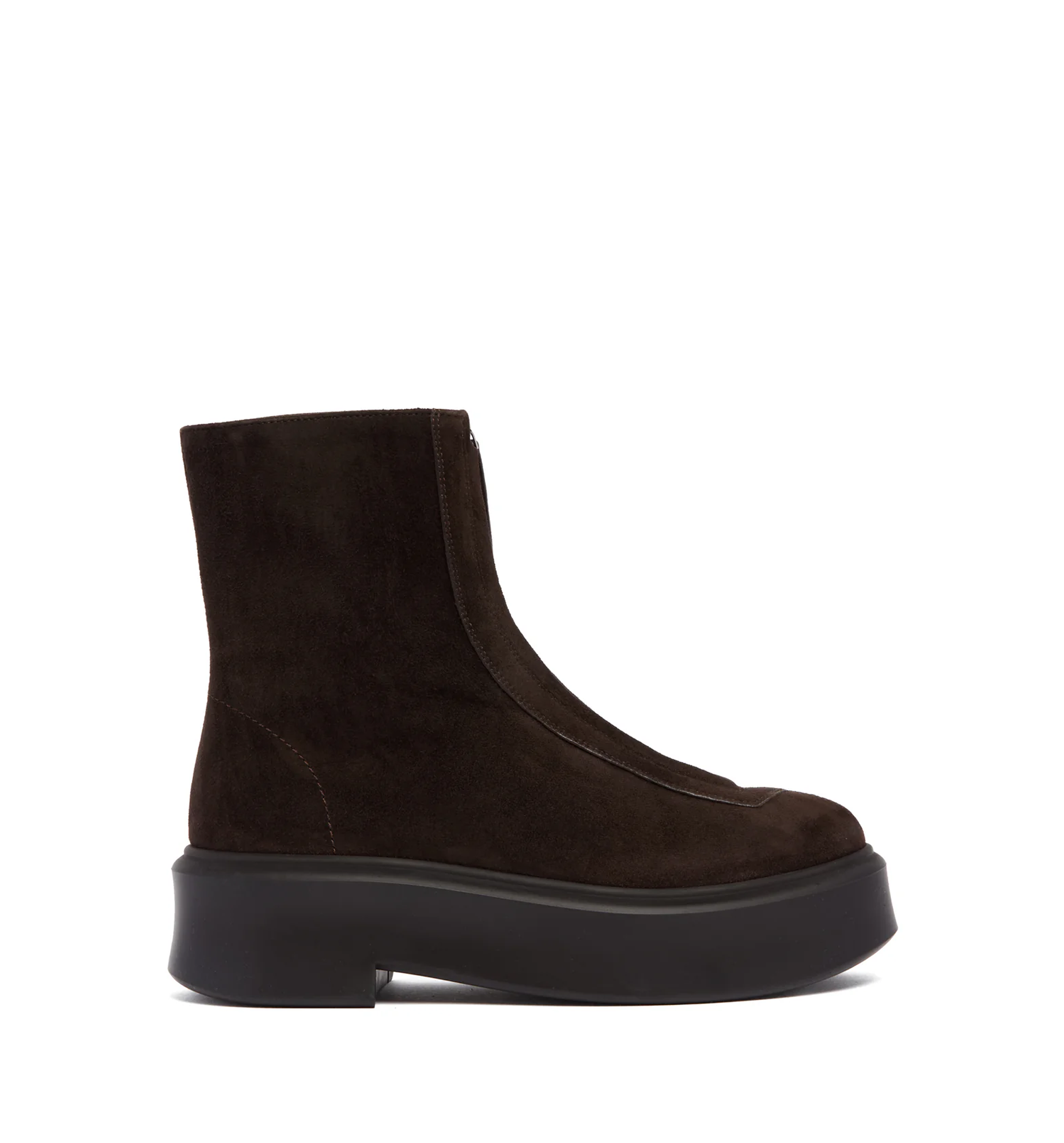Zipped Boot I In Suede