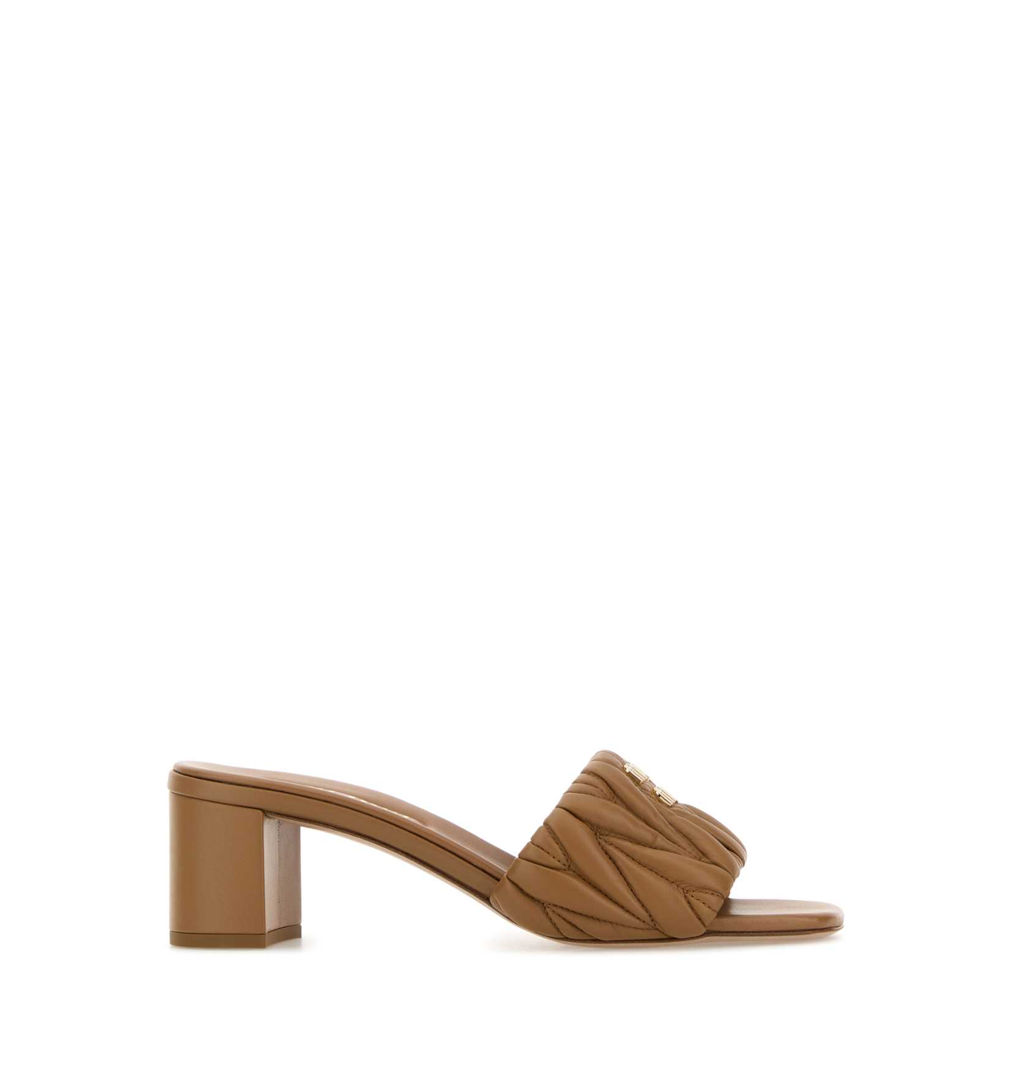 Matelassé Nappa Leather Slides