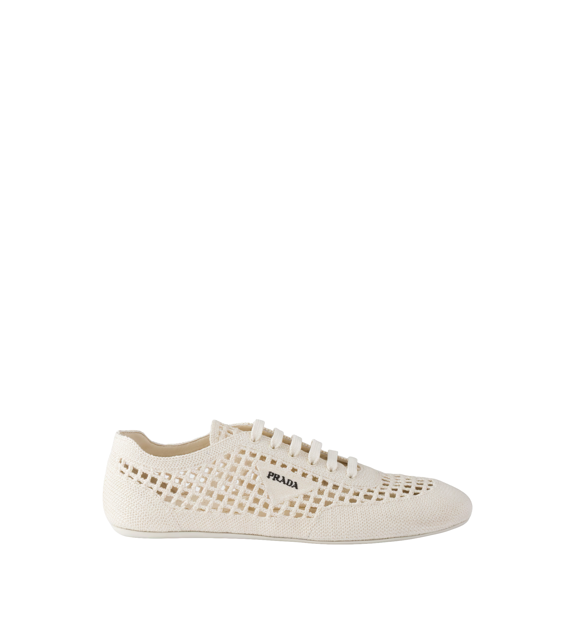 Collapse crochet laced sneakers