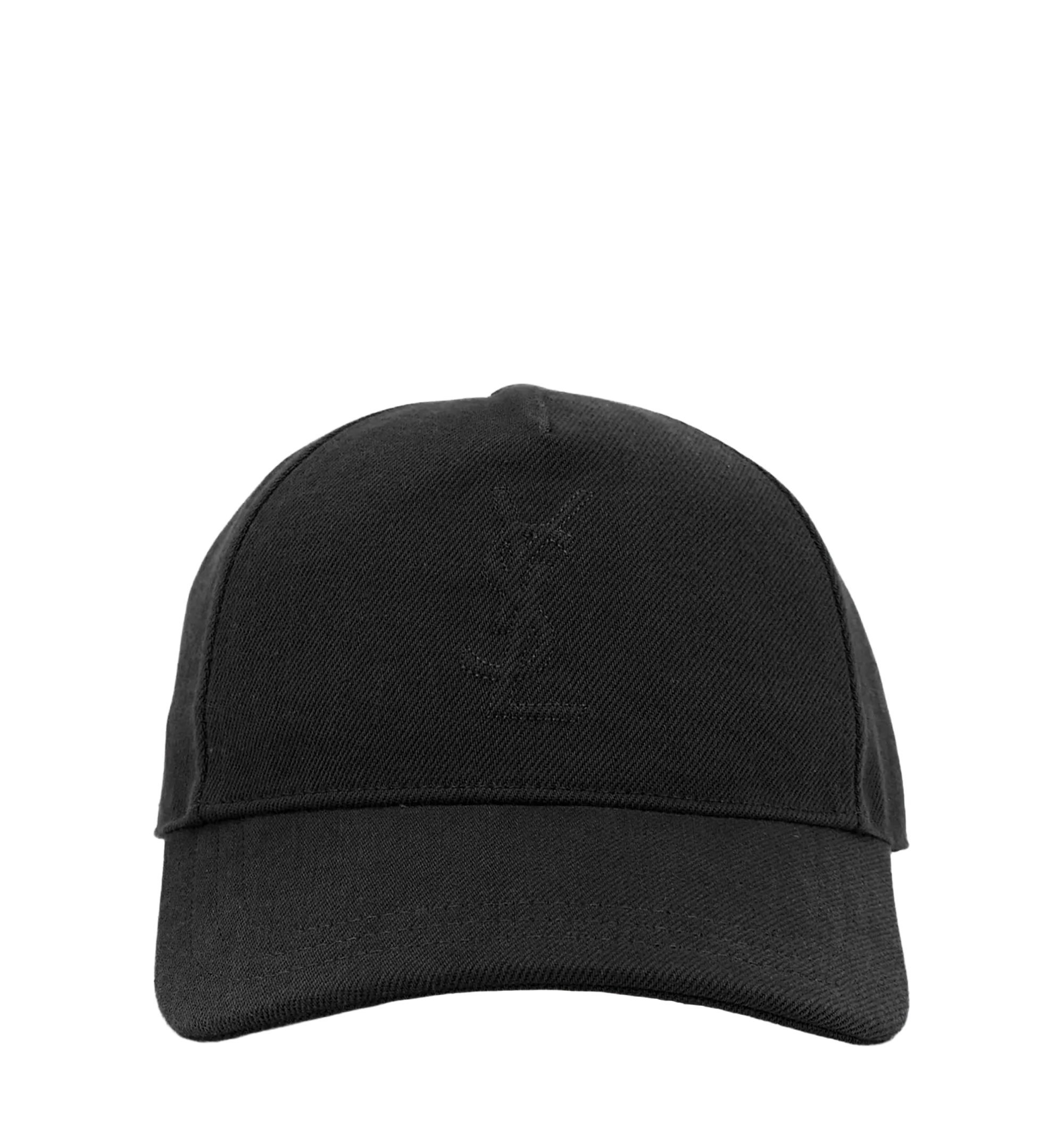 Black denim hat