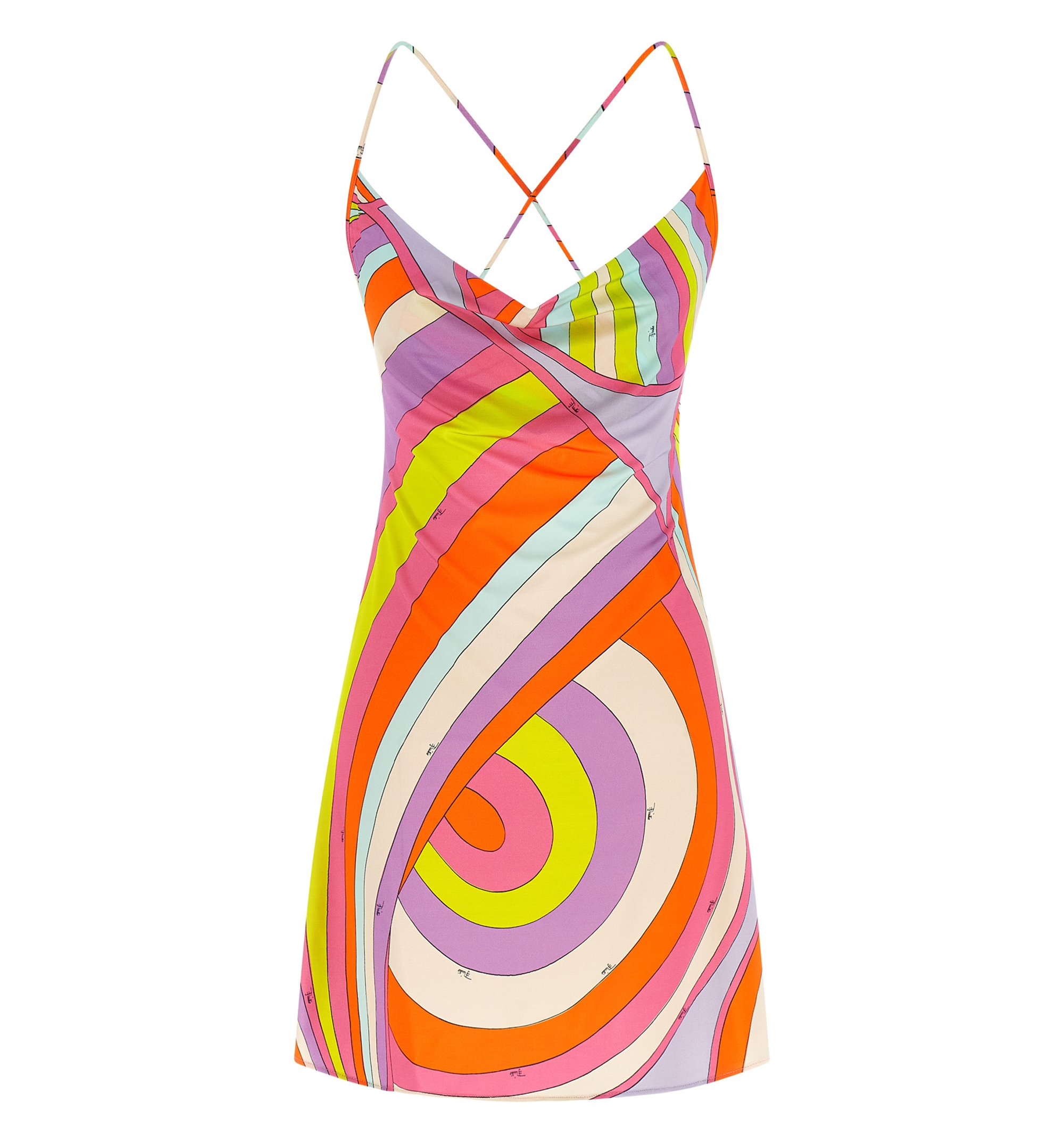 'Marmo' print dress