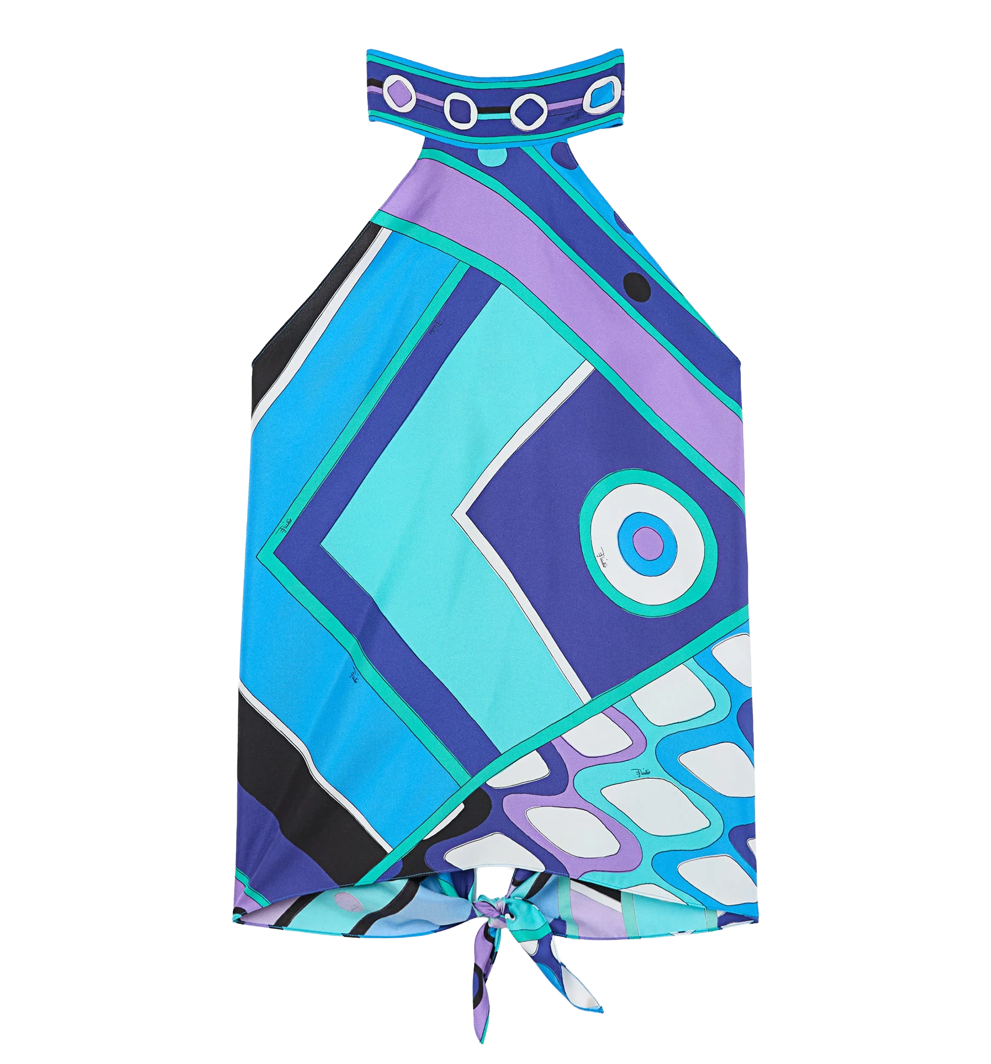 Vivara Print Foulard Top