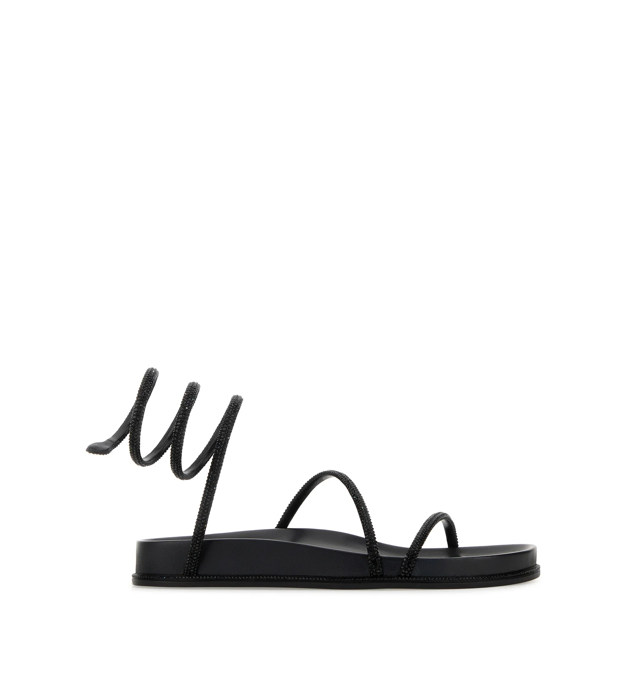 Embellished fabric Cleo sandals