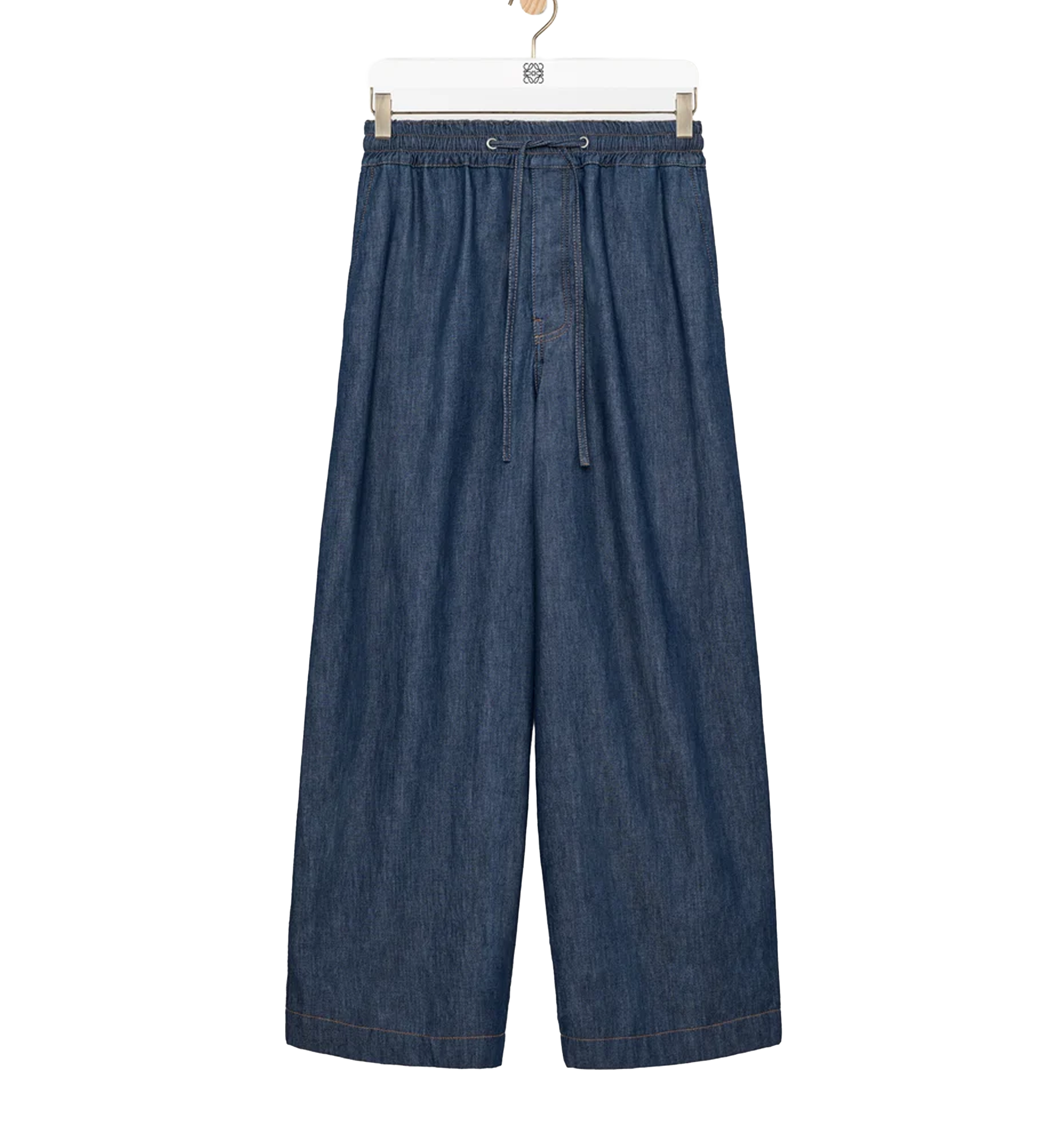 Drawstring trousers in cotton