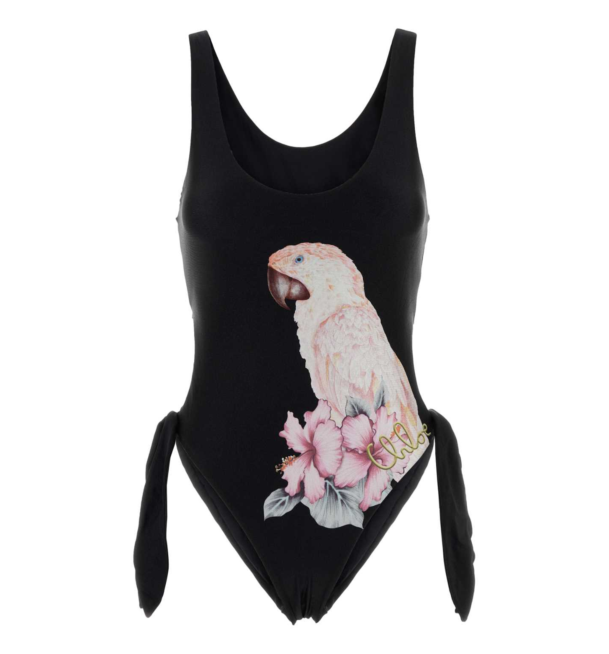 Cut-out one-piece swimsuit
