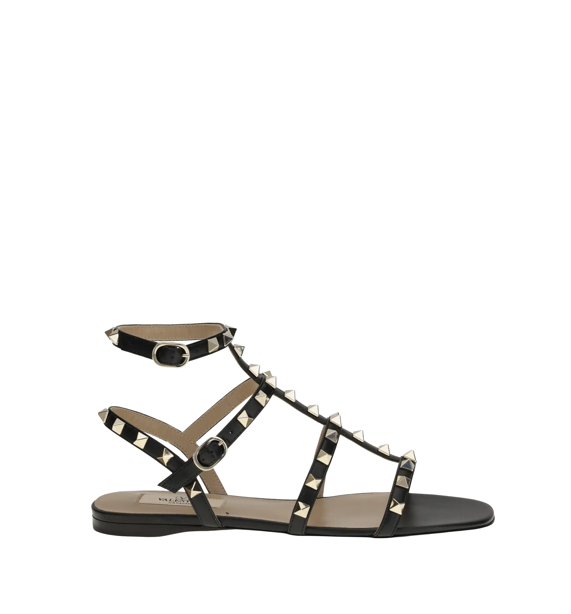 Rockstud Leather Sandals