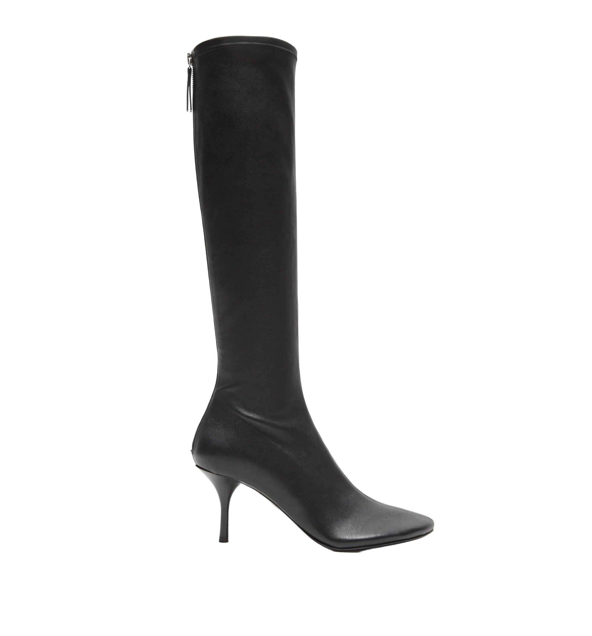 High leather boots