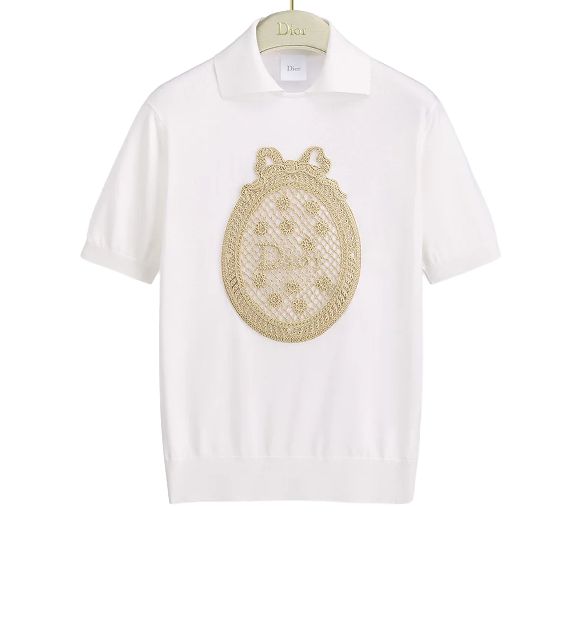 Dioriviera Dior Médaillon Short-Sleeved Sweater