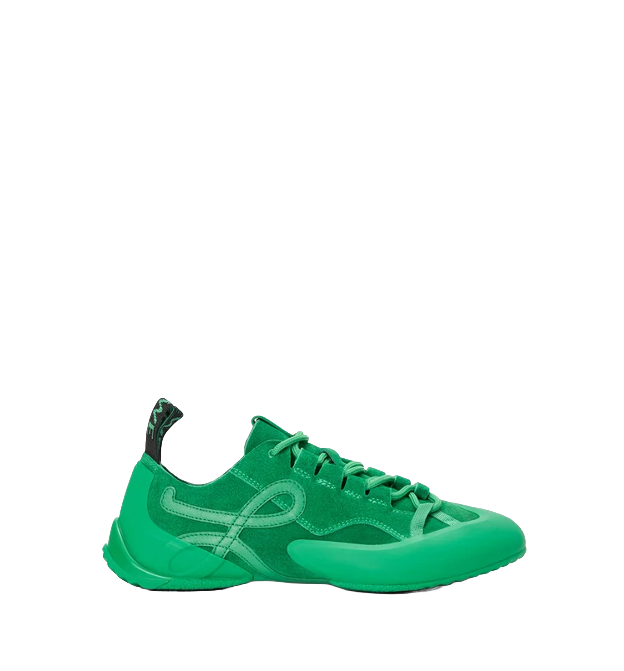 Grip sneaker in calfskin suede