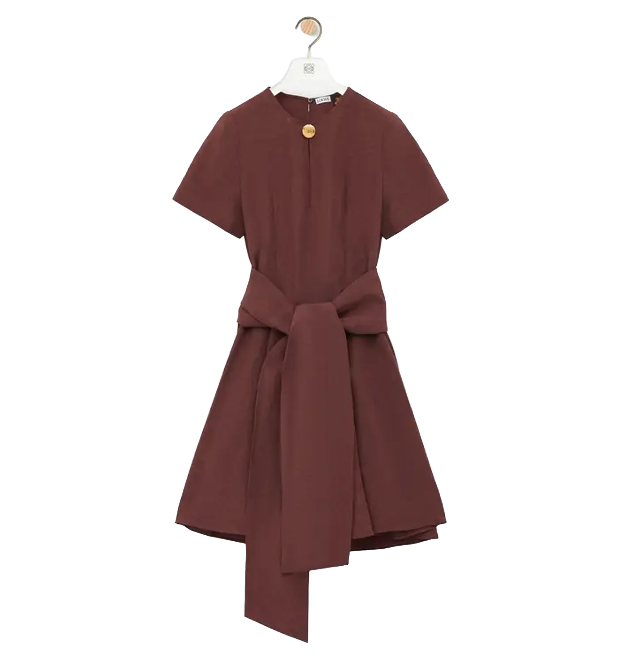 Pebble Dress in Viscose And Linen