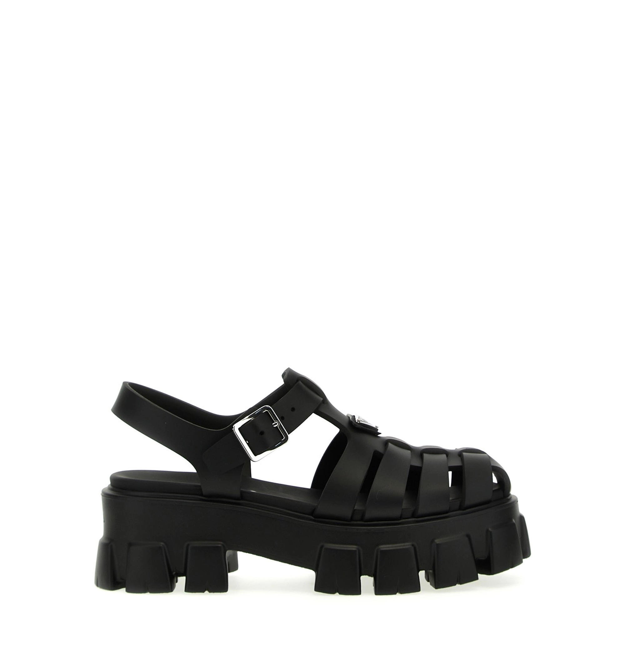 Oversize Cage Platform Sandals
