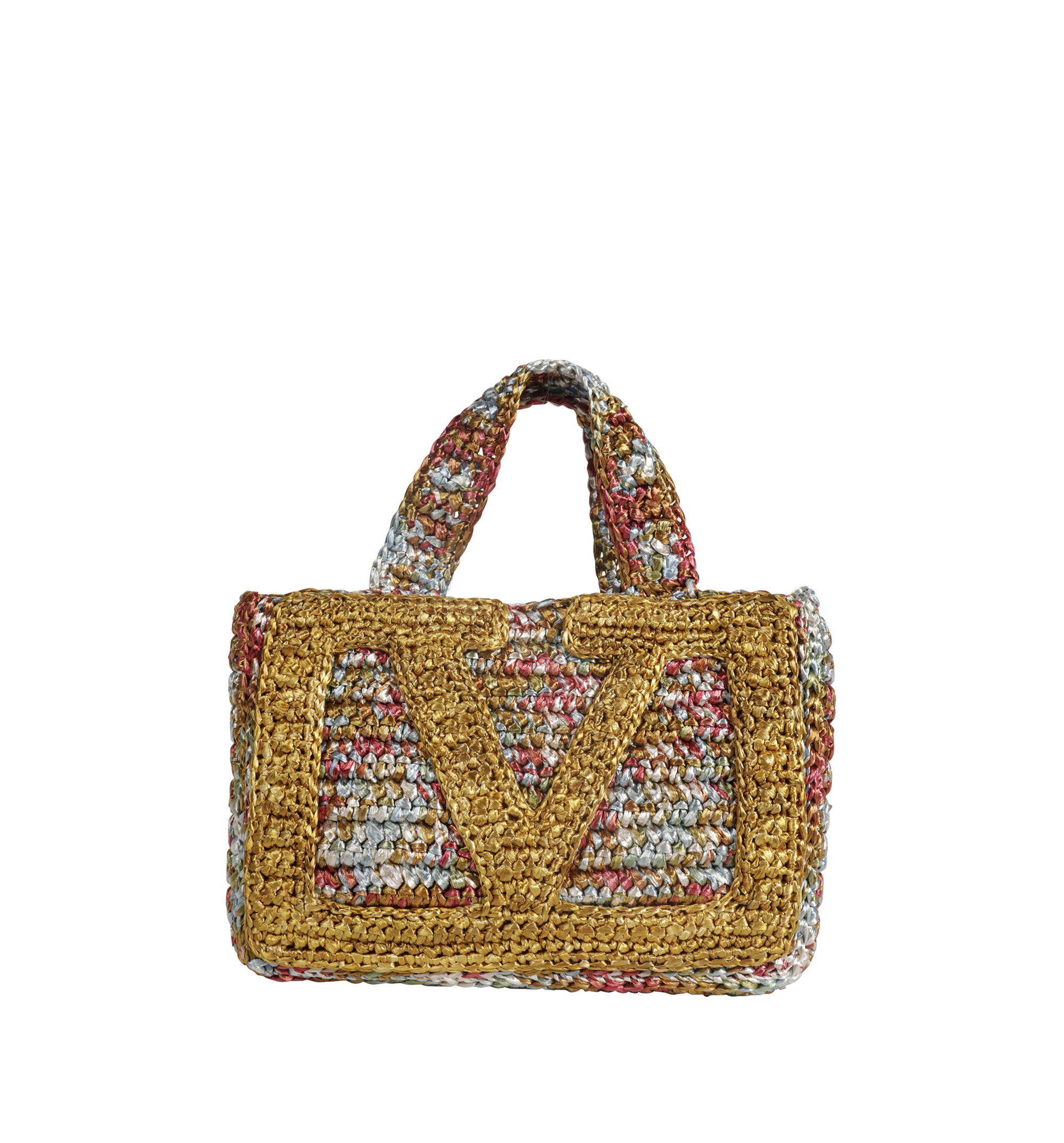 Viva superstar small raffia bag