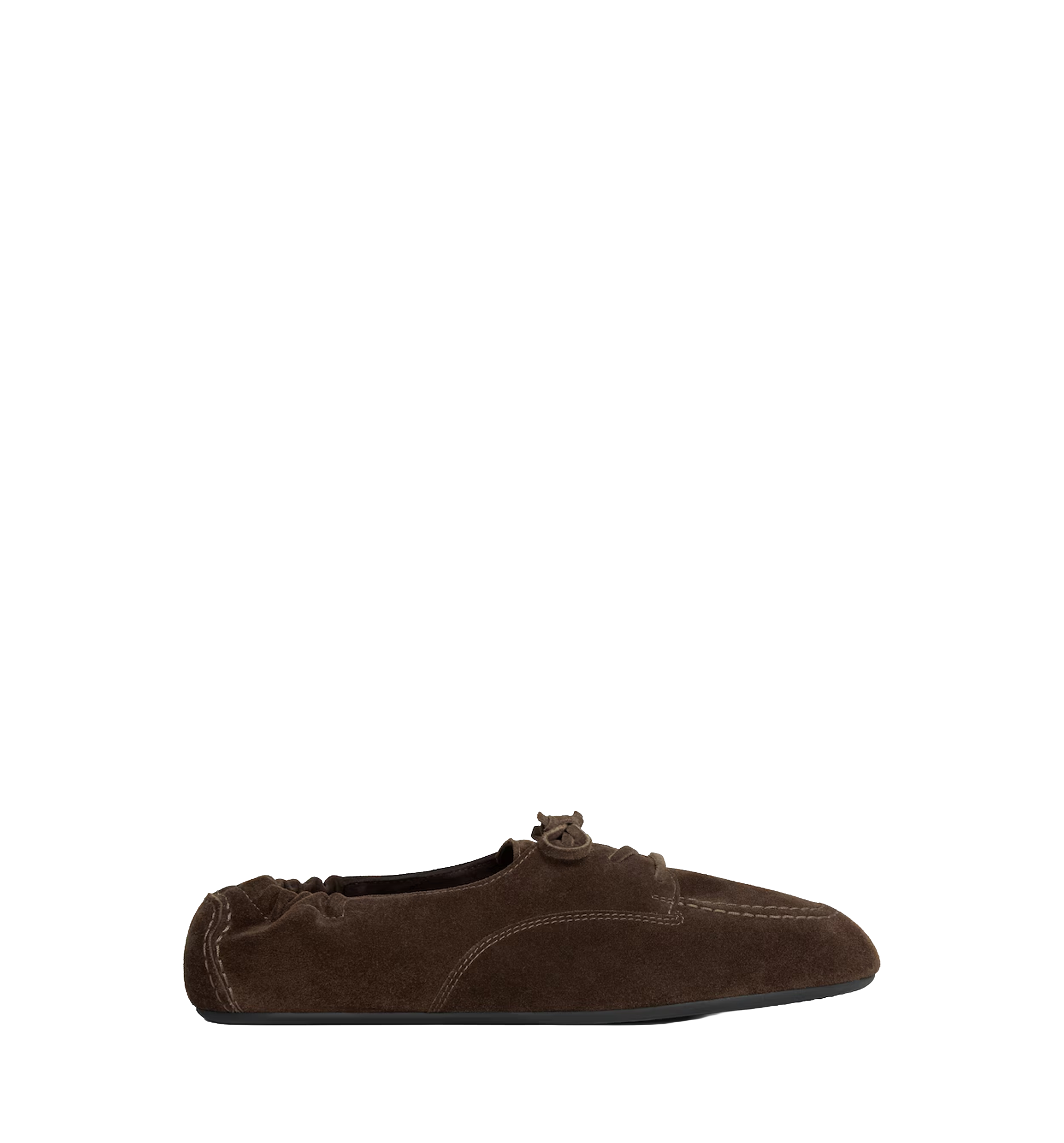 Adam Lace-up Loafer In Suede Calfskin