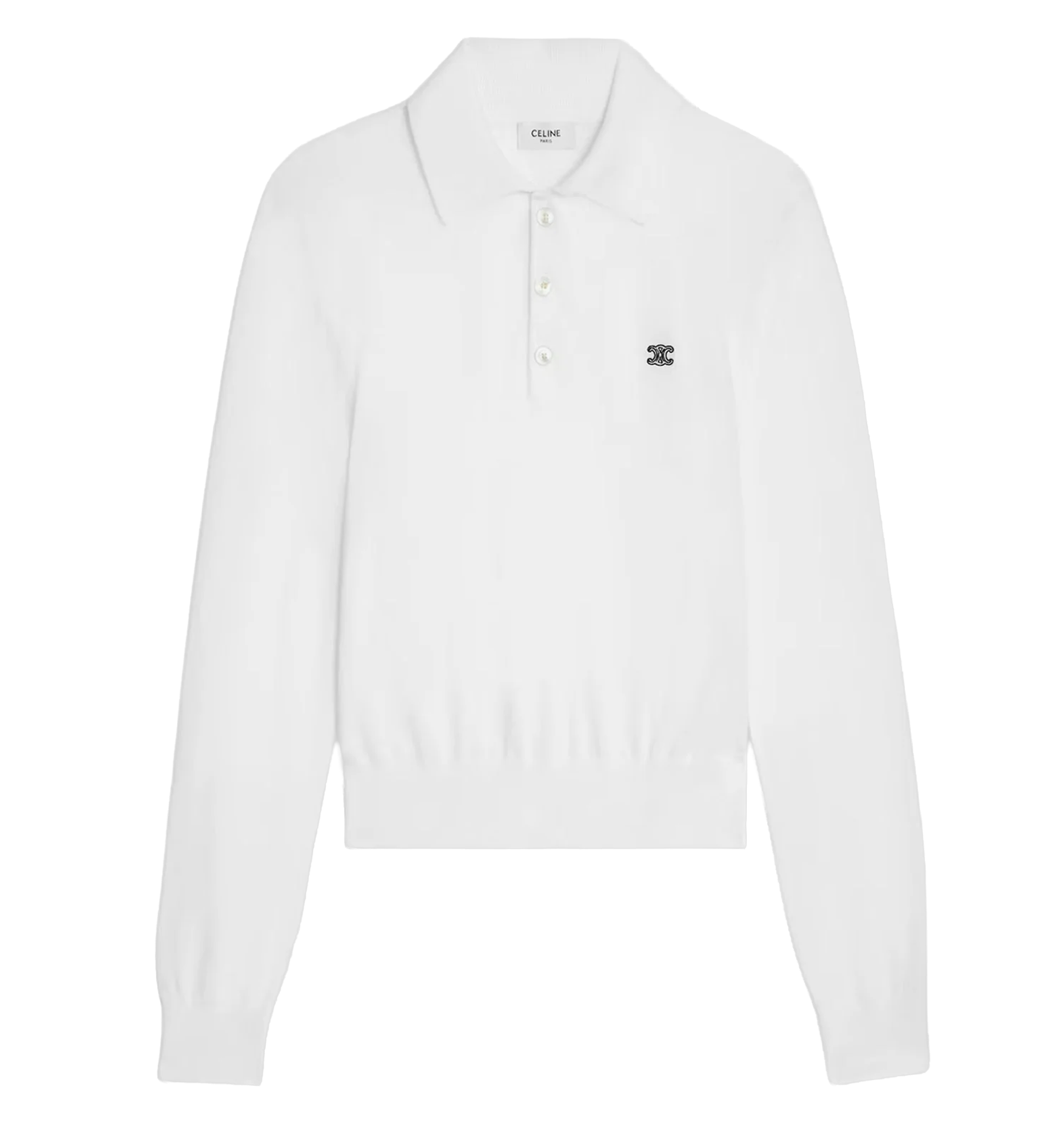 Polo Sweater in Fine Cotton