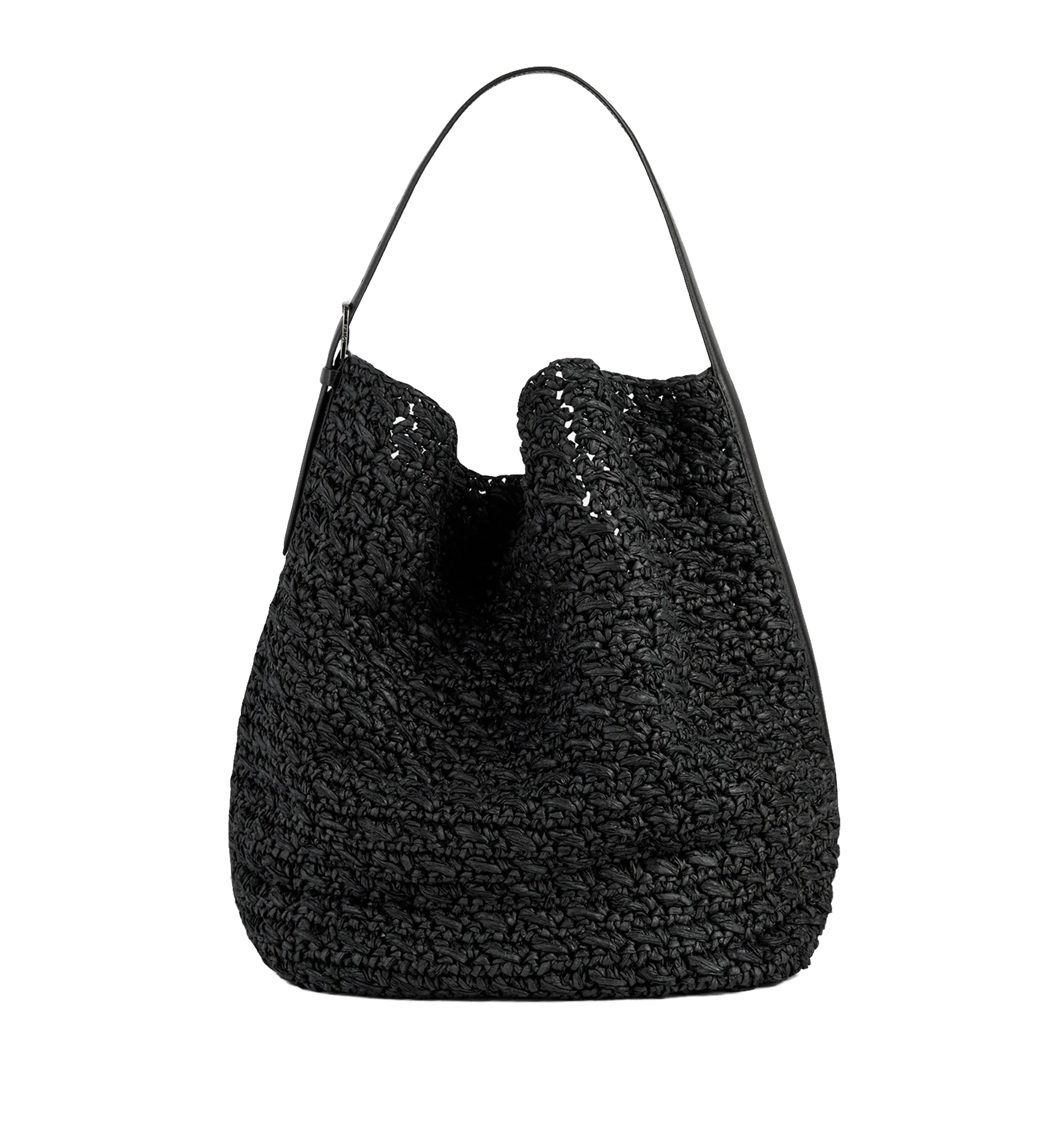 Raffia shoulder bag